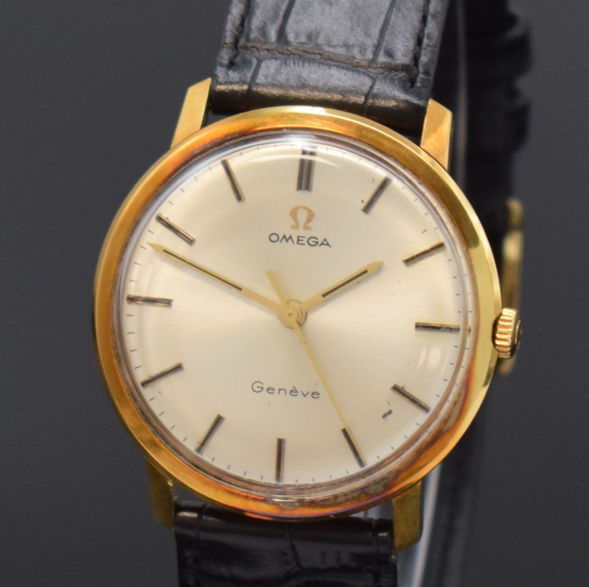 OMEGA Geneve Herrenarmbanduhr in GG 585/000 Referenz - Image 2 of 8