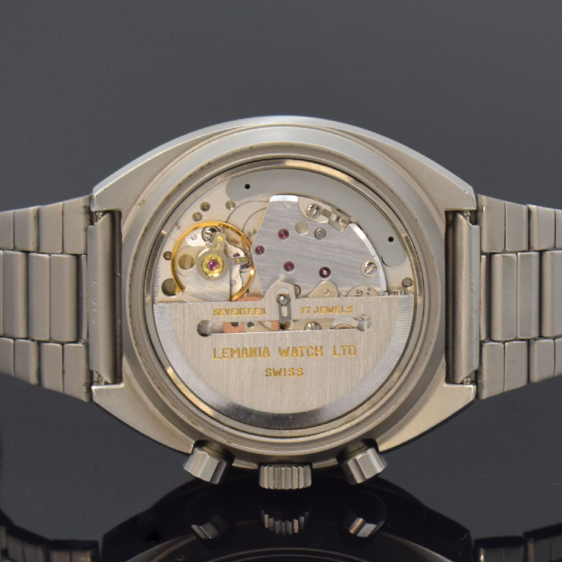 HEUER 'Pewter' seltener Armbandchronograph Referenz - Image 6 of 7