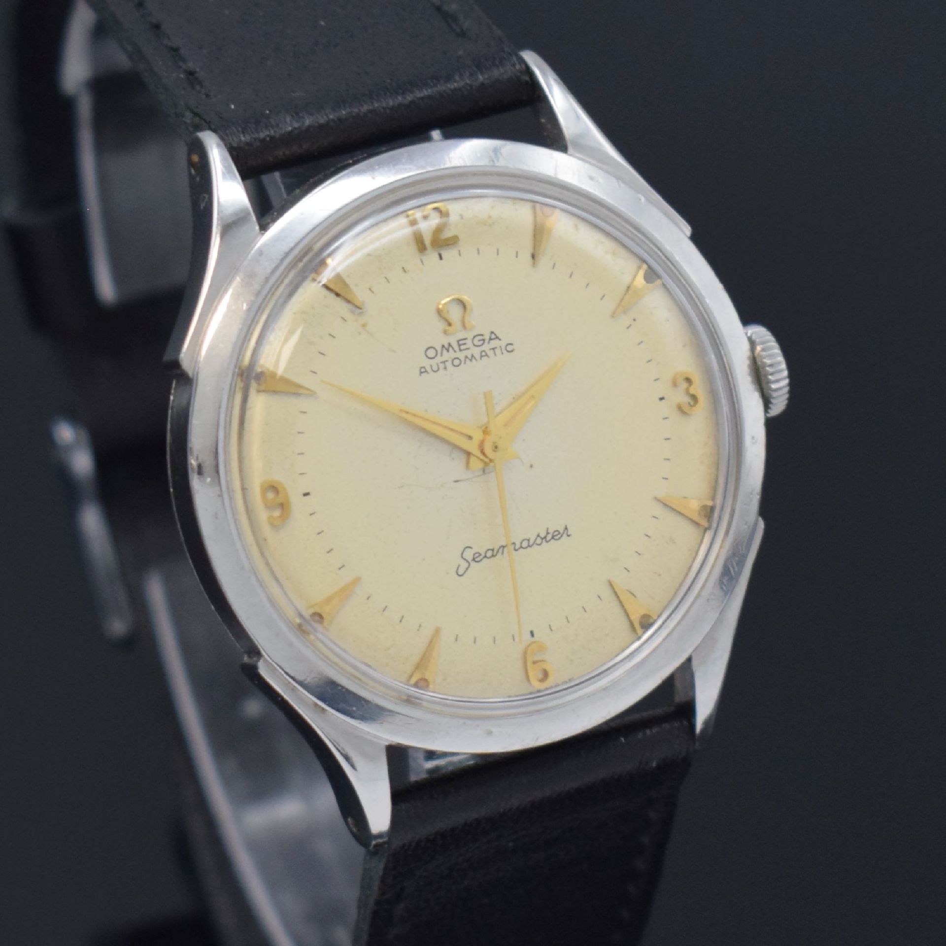 OMEGA Seamaster Herrenarmbanduhr in Stahl Referenz 2438-3, - Image 4 of 6