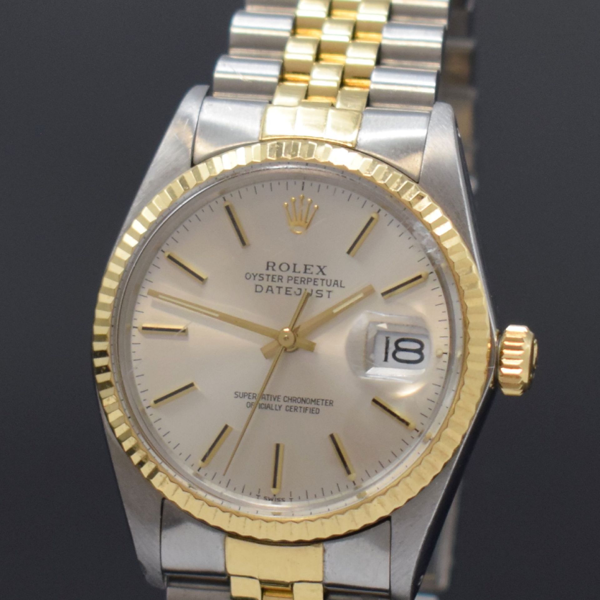 ROLEX Datejust in Stahl/Gold mit original Box und Papier - Bild 2 aus 8