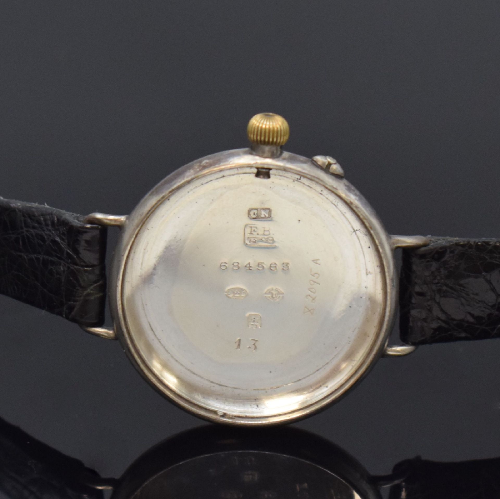 IWC / Frodsham / Stauffer & Co. frühe Herrenarmbanduhr, - Image 6 of 7