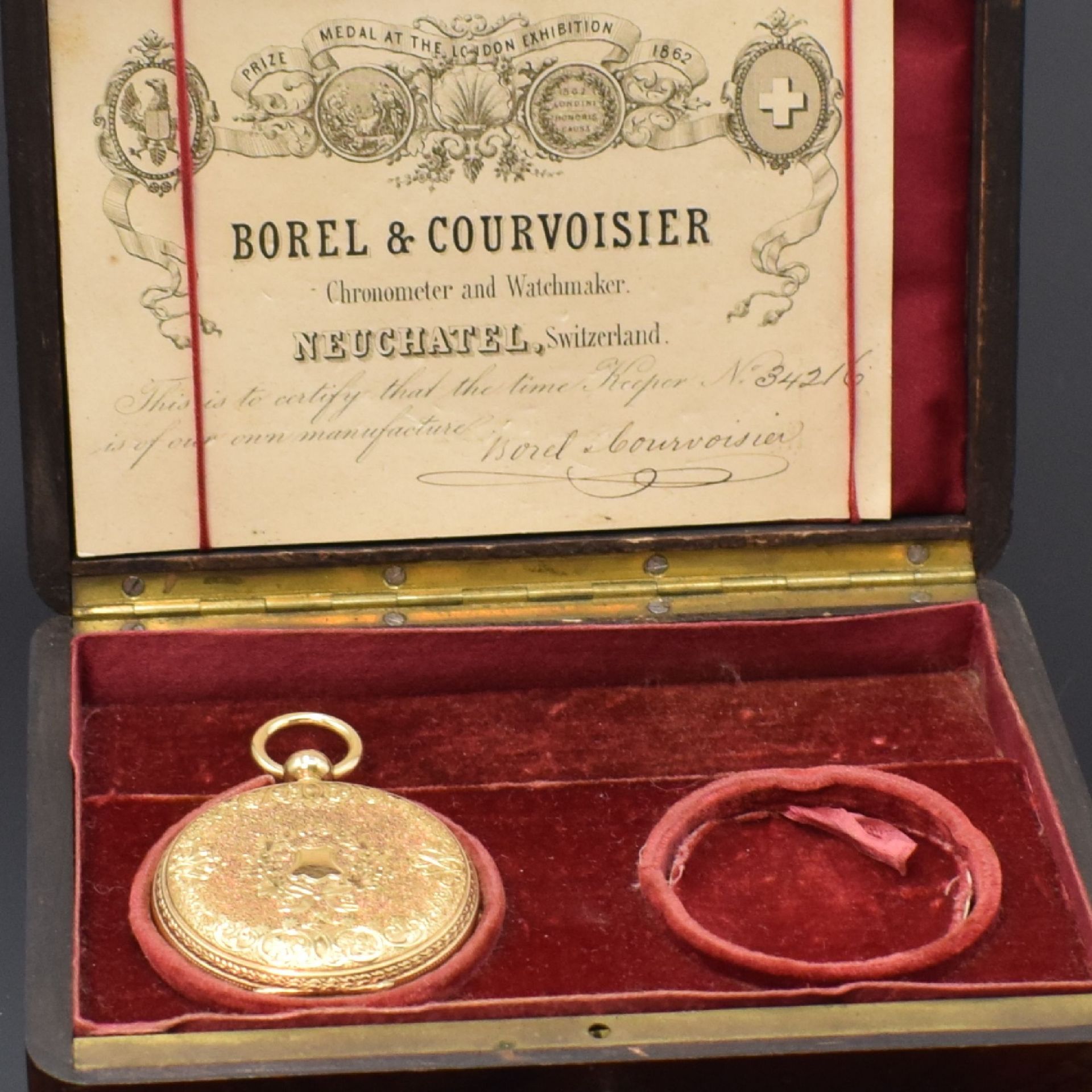 BOREL & COURVOISIER Savonette in GG 750/000, Schweiz um - Image 10 of 10