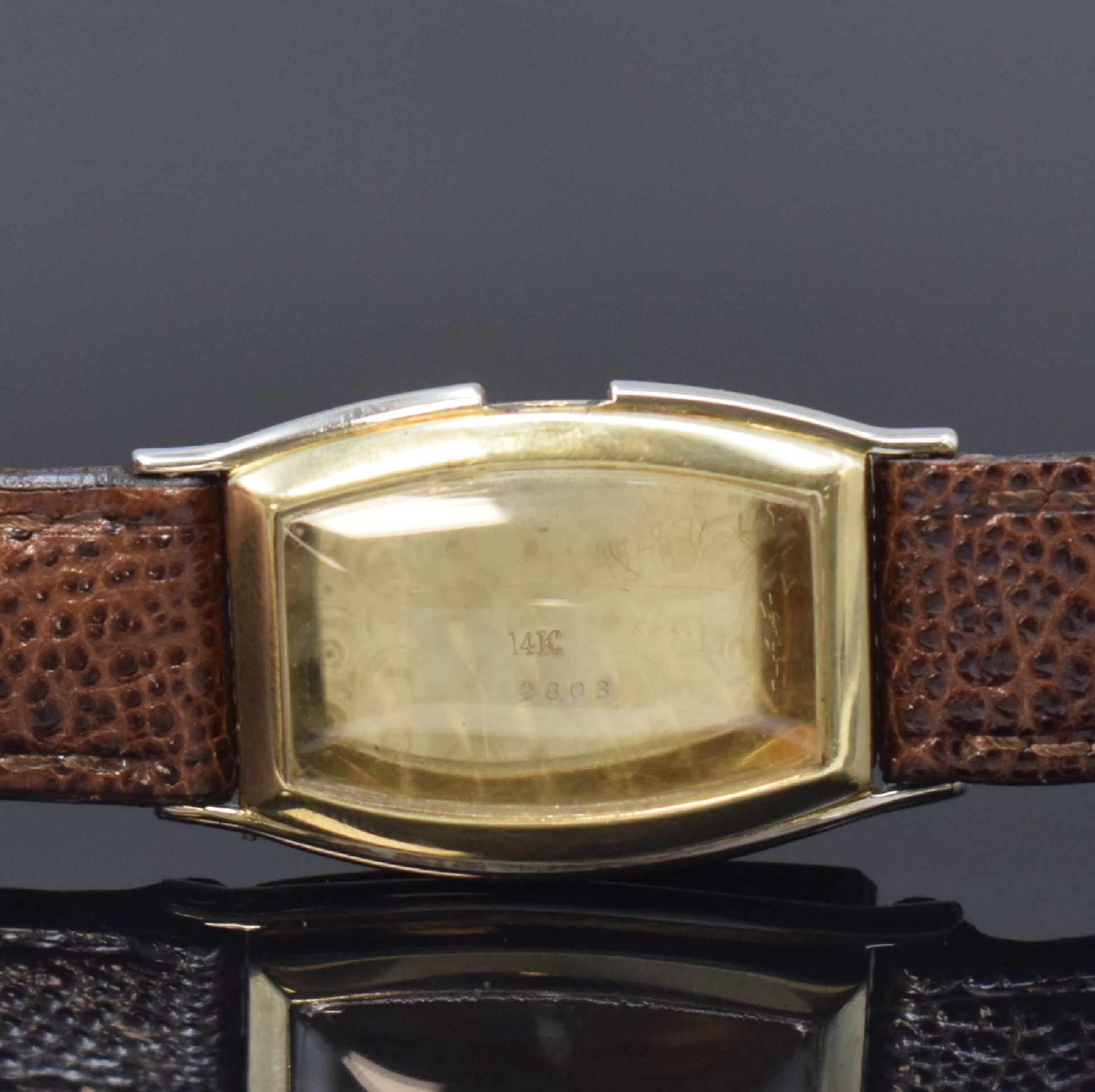 ORMONT WATCH CO Armbanduhr in 14k WG/GG,  Schweiz / USA um - Bild 5 aus 6