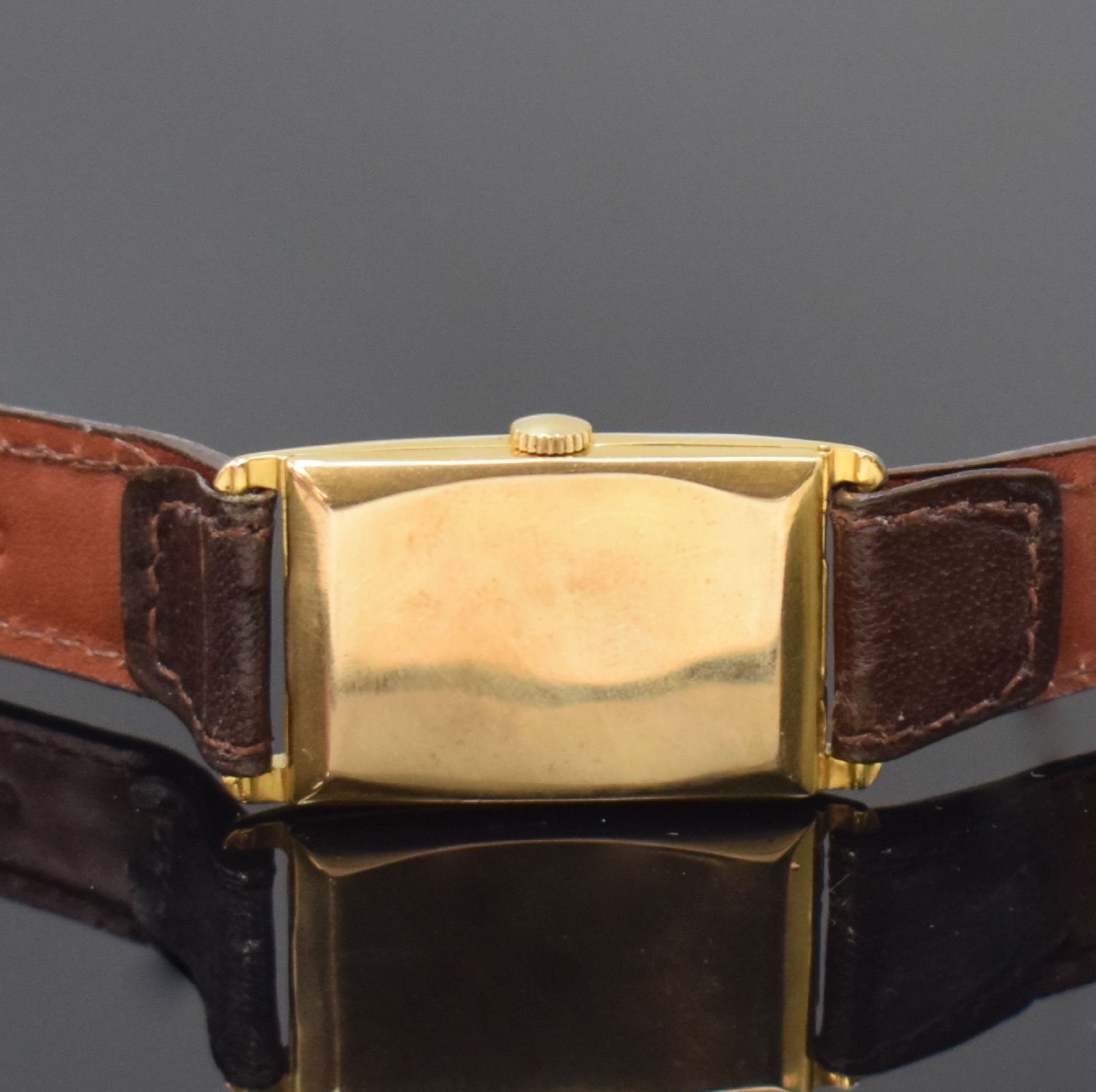 WITTNAUER / ROTARY 2 rechteckige Armbanduhren in 9k Gold - Image 9 of 11