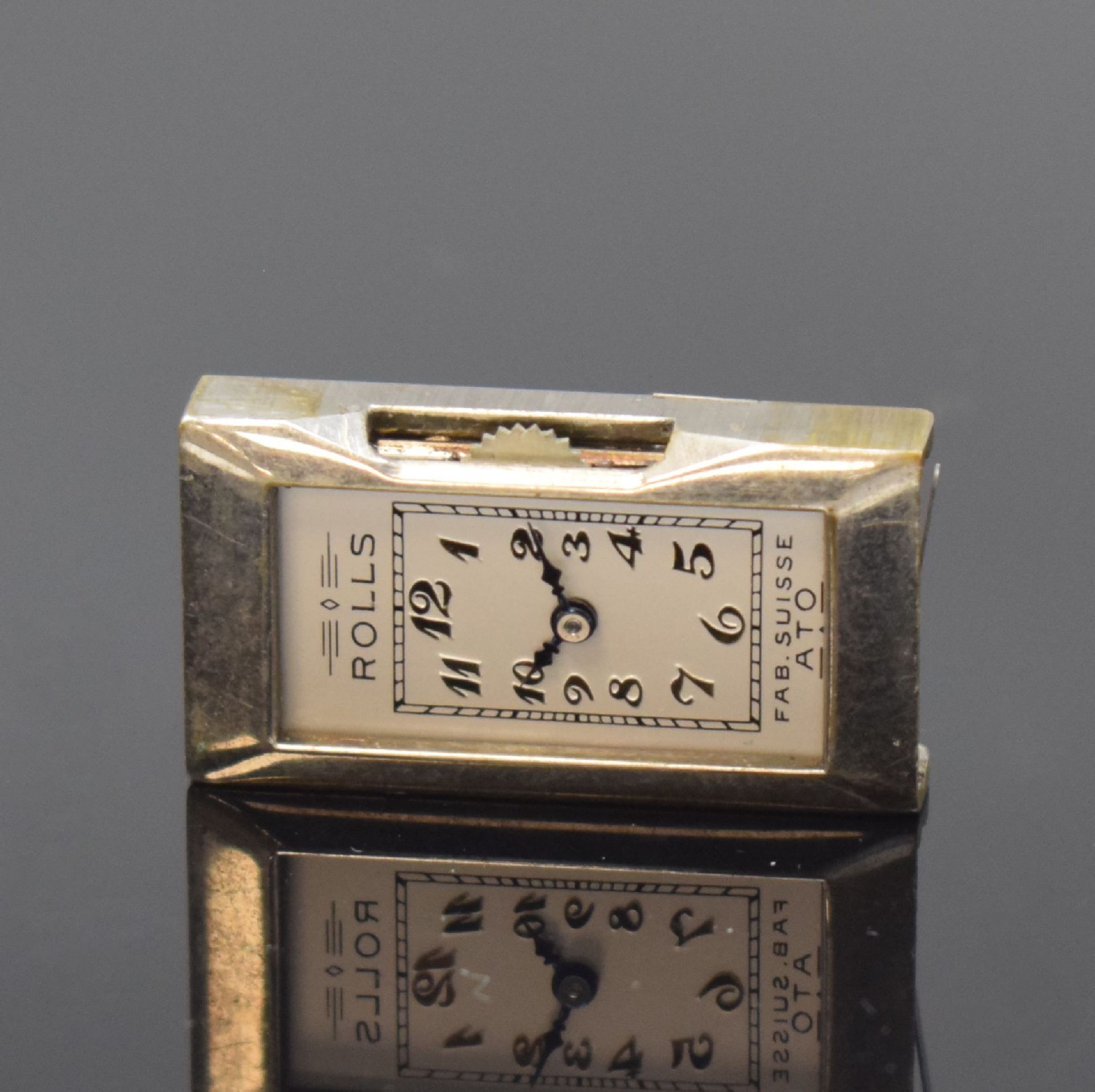ATO ROLLS / JULES RACINE frühe Automatik- Armbanduhr, - Bild 6 aus 6