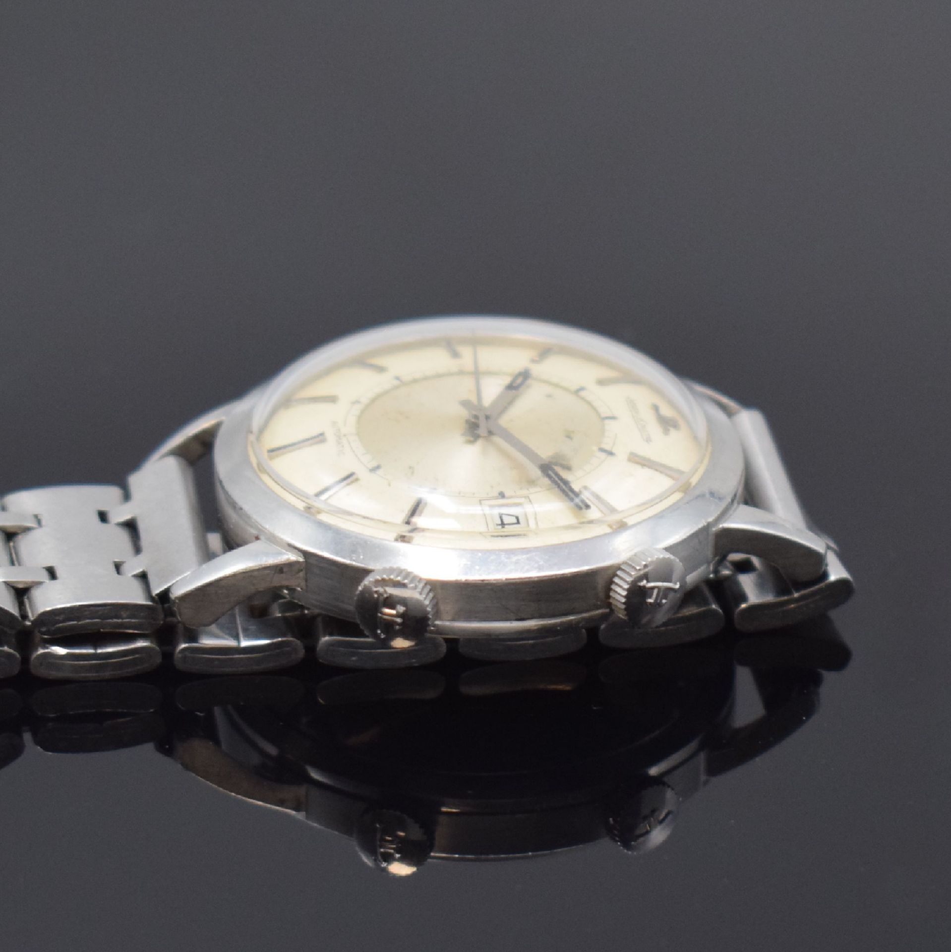 Jaeger-LeCoultre Herrenarmbanduhr Memovox mit Wecker in - Image 3 of 4