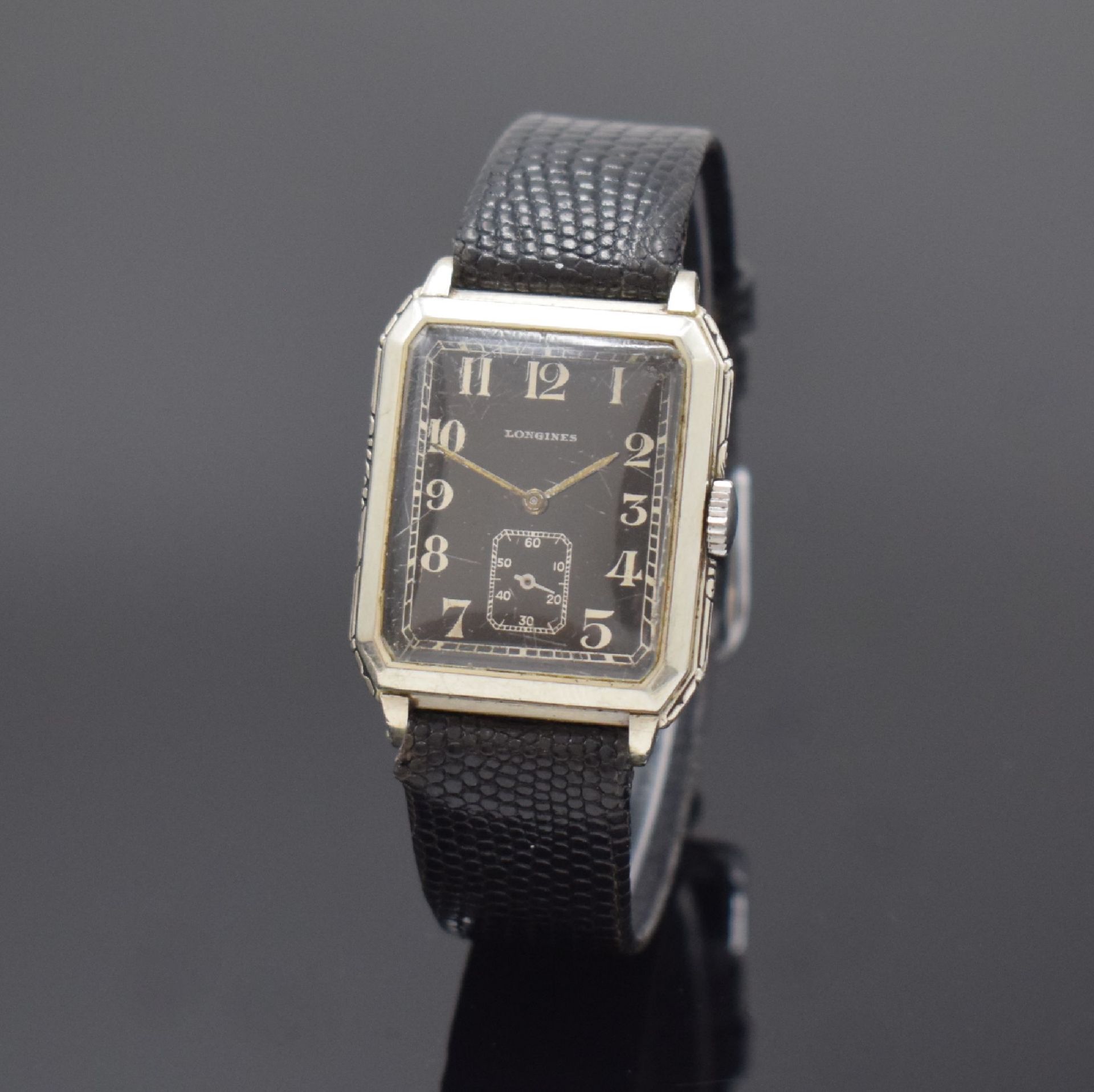 LONGINES vergoldete Armbanduhr,  Schweiz/USA um 1929,