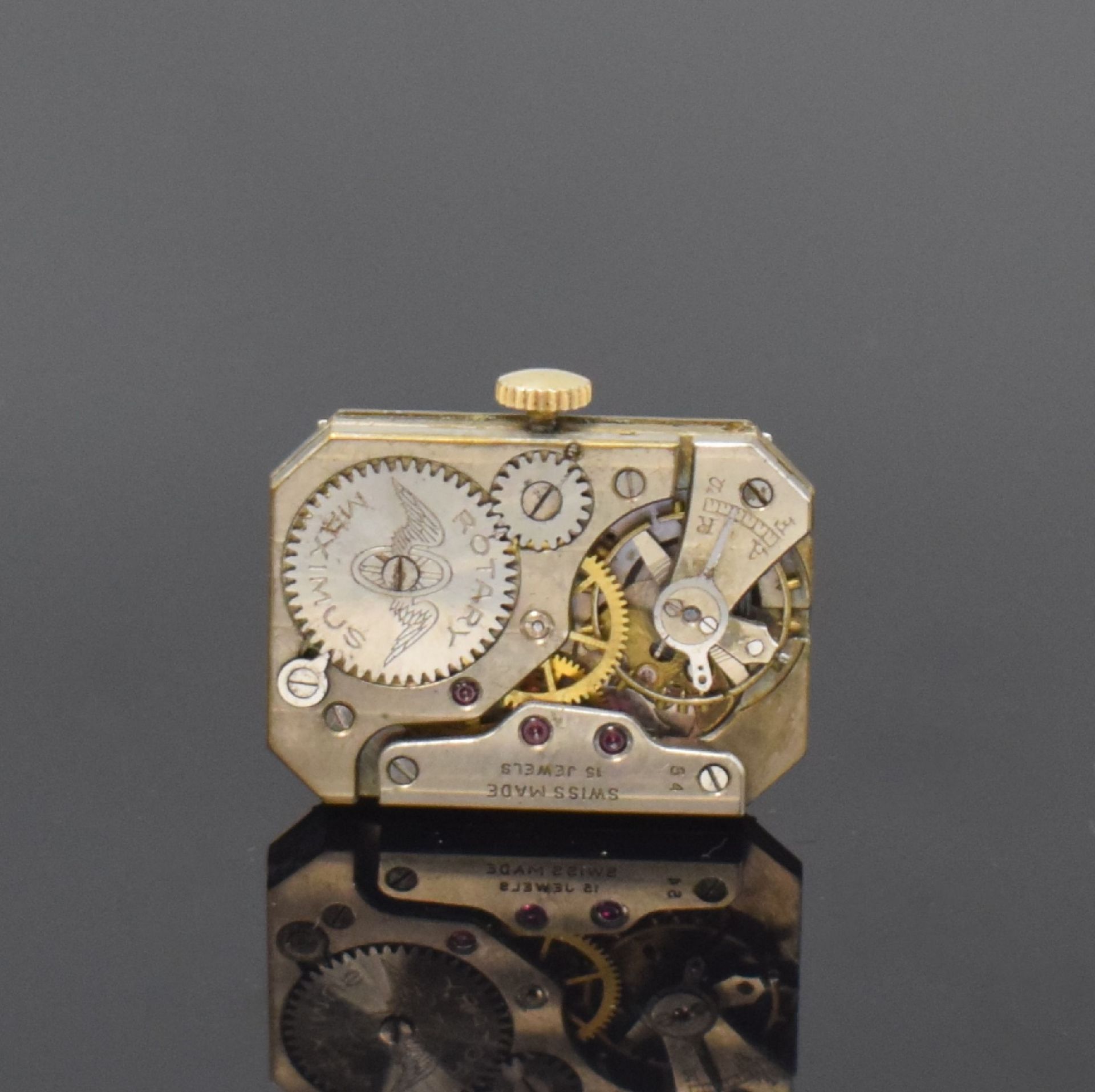 WITTNAUER / ROTARY 2 rechteckige Armbanduhren in 9k Gold - Image 11 of 11