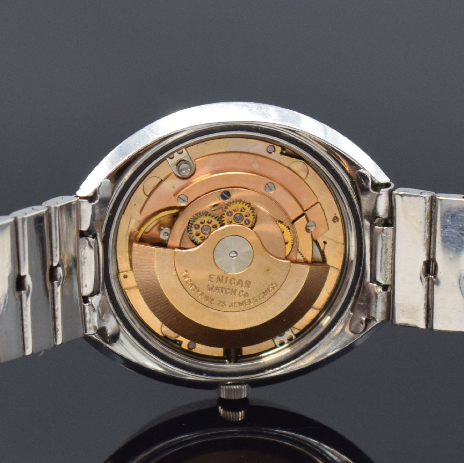 ENICAR SHERPA Star Armbanduhr Referenz 2342, Schweiz um - Image 7 of 8