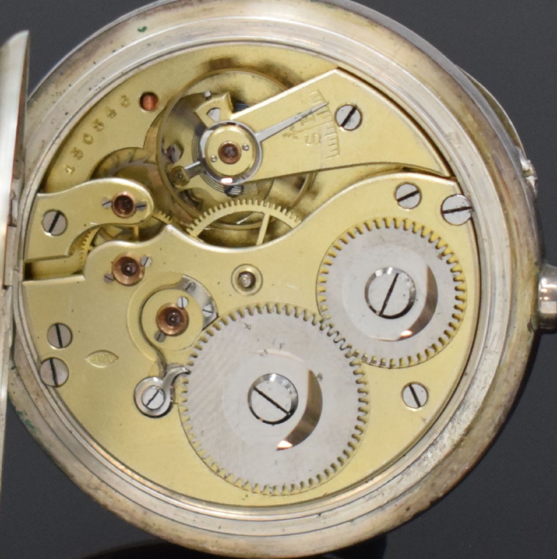 IWC Offene Taschenuhr in 800er Silber,  Schweiz um 1900, - Bild 9 aus 9