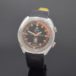 ENICAR Sherpa 600 Super Dive Herrenarmbanduhr in Stahl,