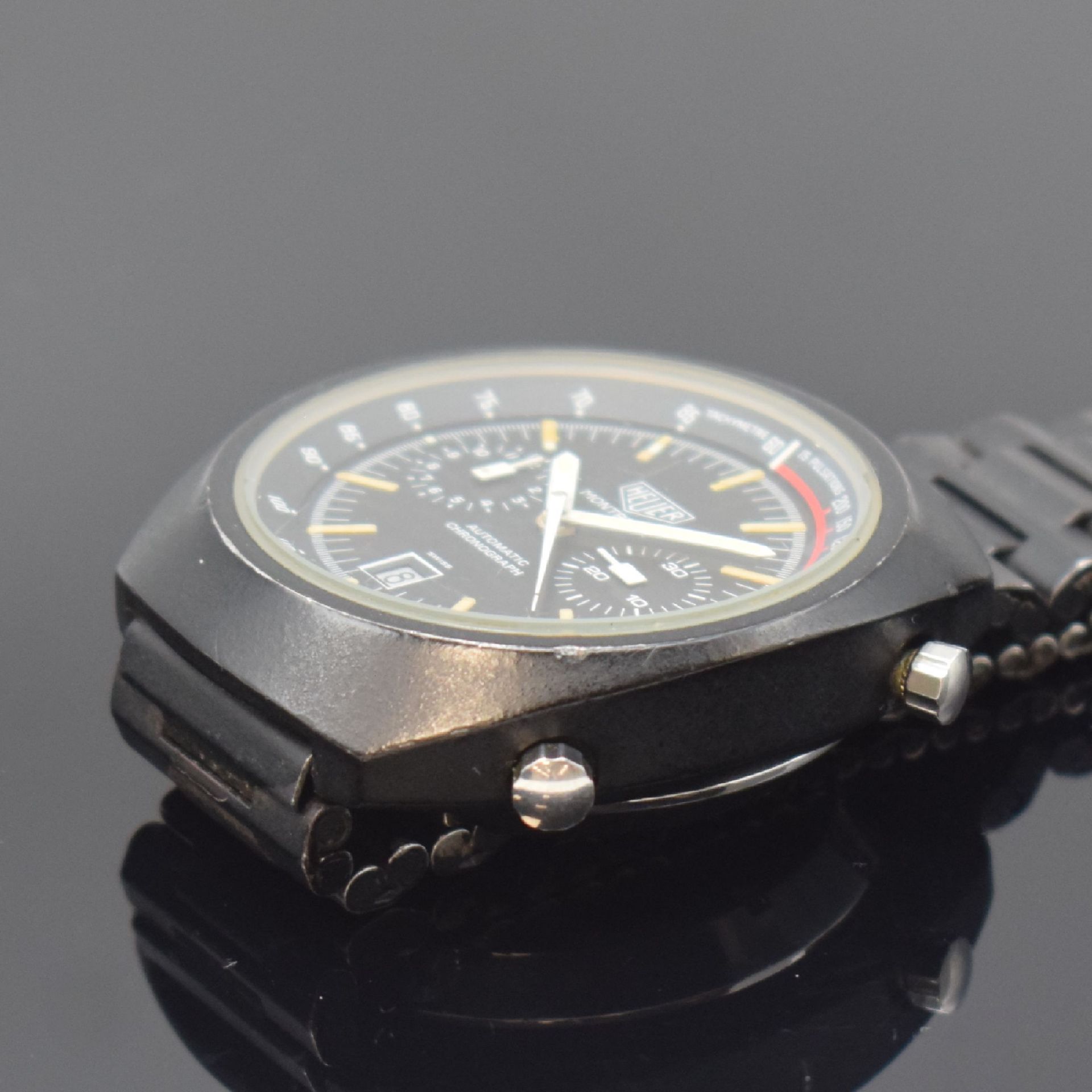 HEUER Montreal seltener Armbandchronograph, Schweiz um - Image 5 of 7