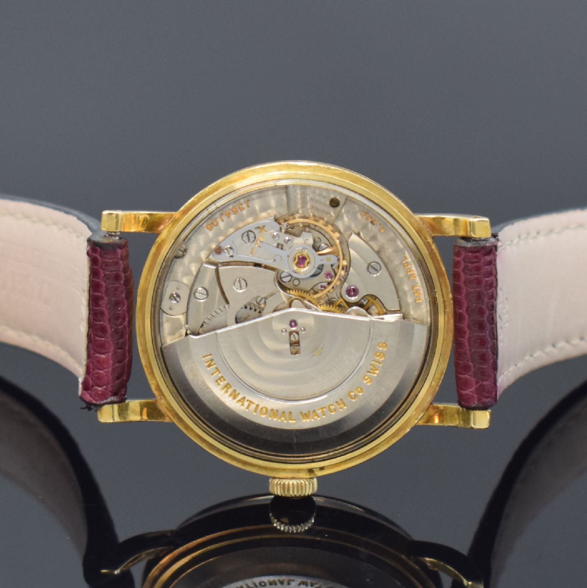 IWC Herrenarmbanduhr in GG 750/000, Schweiz um 1957, - Image 6 of 7