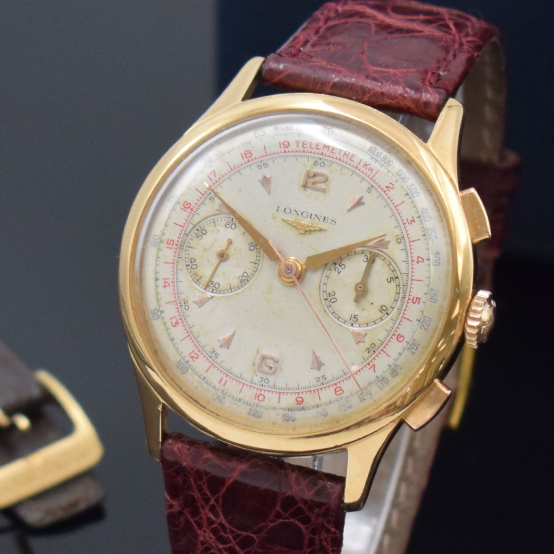 LONGINES 30CH großer Flyback- Schaltradchronograph in - Bild 3 aus 11