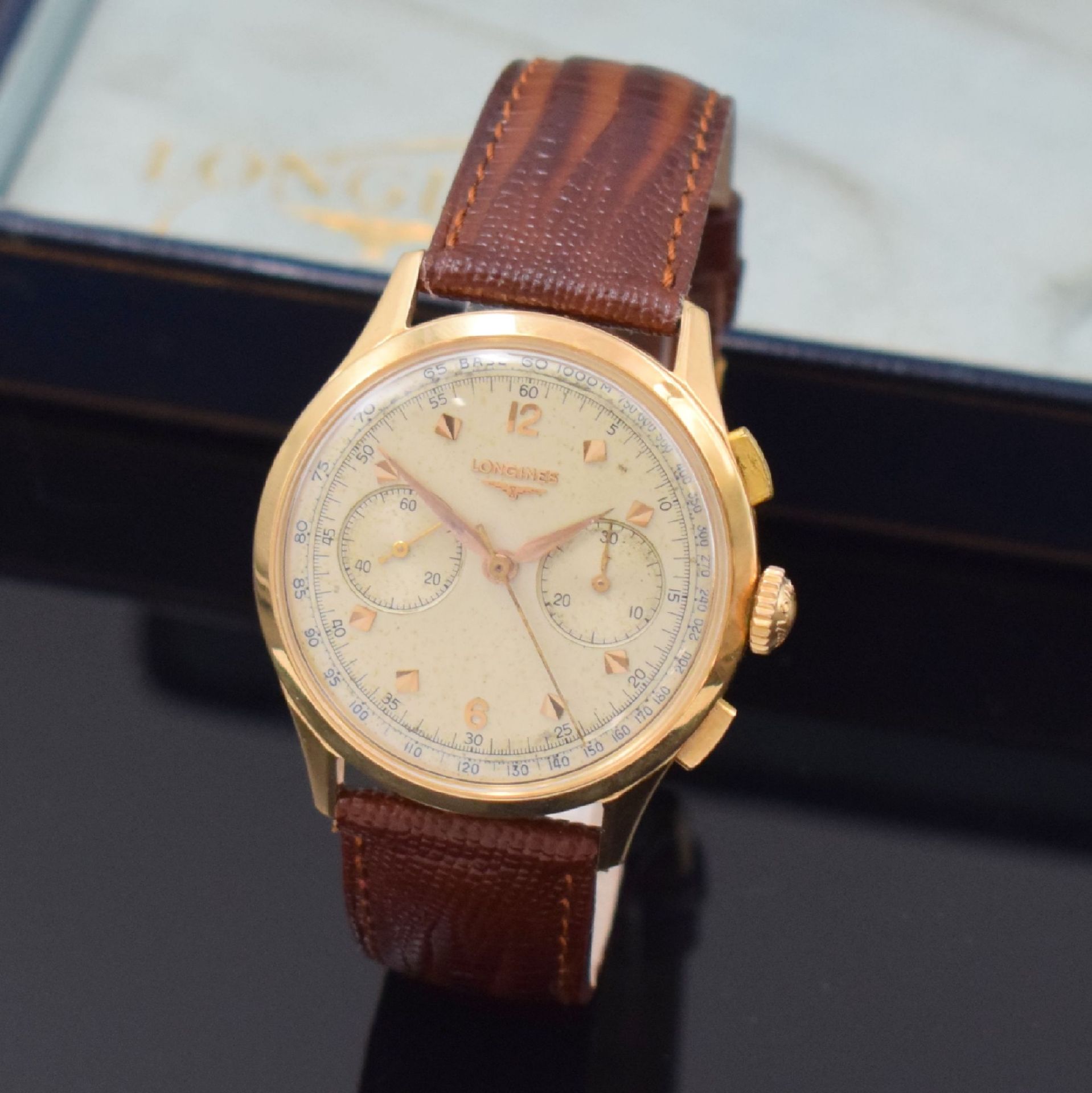 LONGINES 30CH großer Flyback- Schaltradchronograph in - Bild 2 aus 8