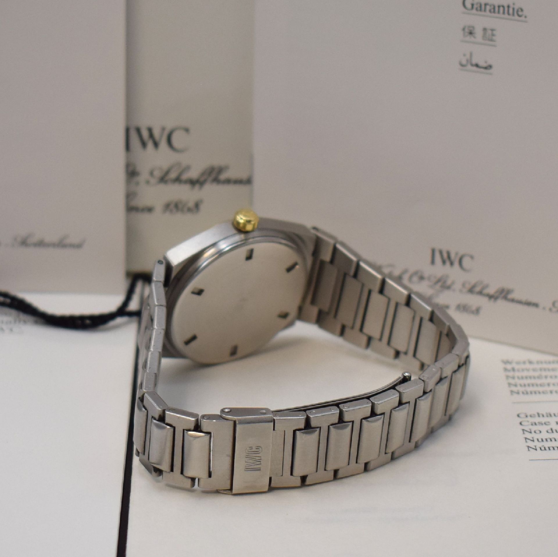 IWC Herrenarmbanduhr Ingenieur Referenz 3521, Automatik, - Image 3 of 9