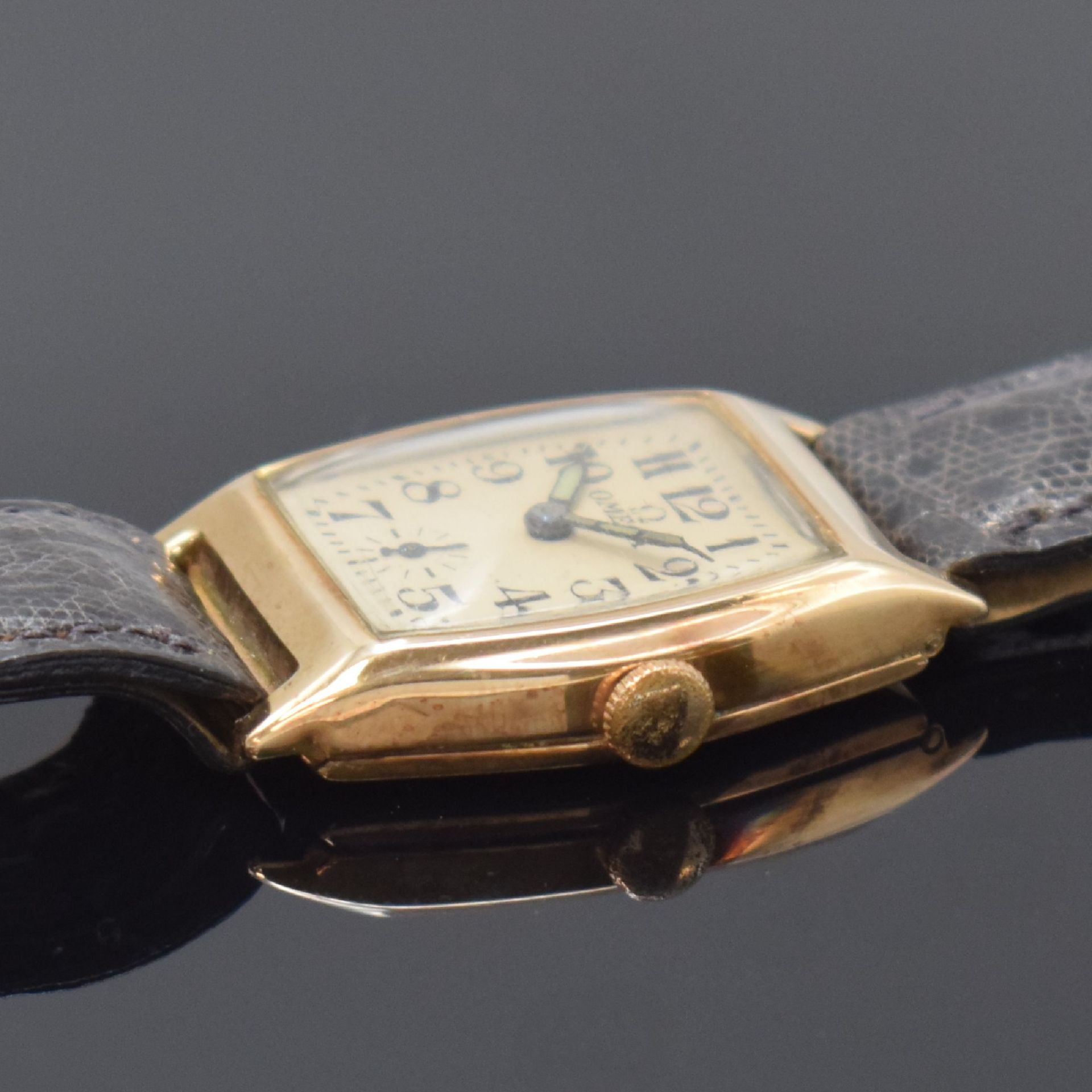 OMEGA Armbanduhr in Rotgold 9k,  Schweiz / USA um 1938, - Bild 3 aus 7