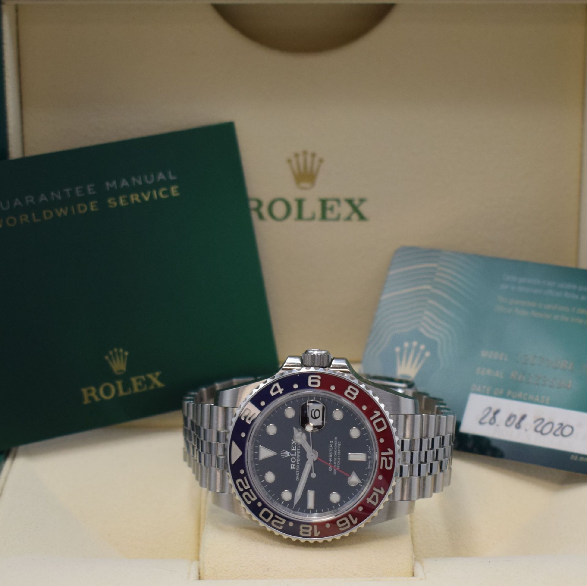 ROLEX Herrenarmbanduhr Oyster Perpetual Date GMT-Master II - Bild 6 aus 6