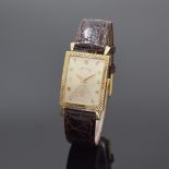 LORD ELGIN Armbanduhr in 14k Gelbgold,  USA um 1955,
