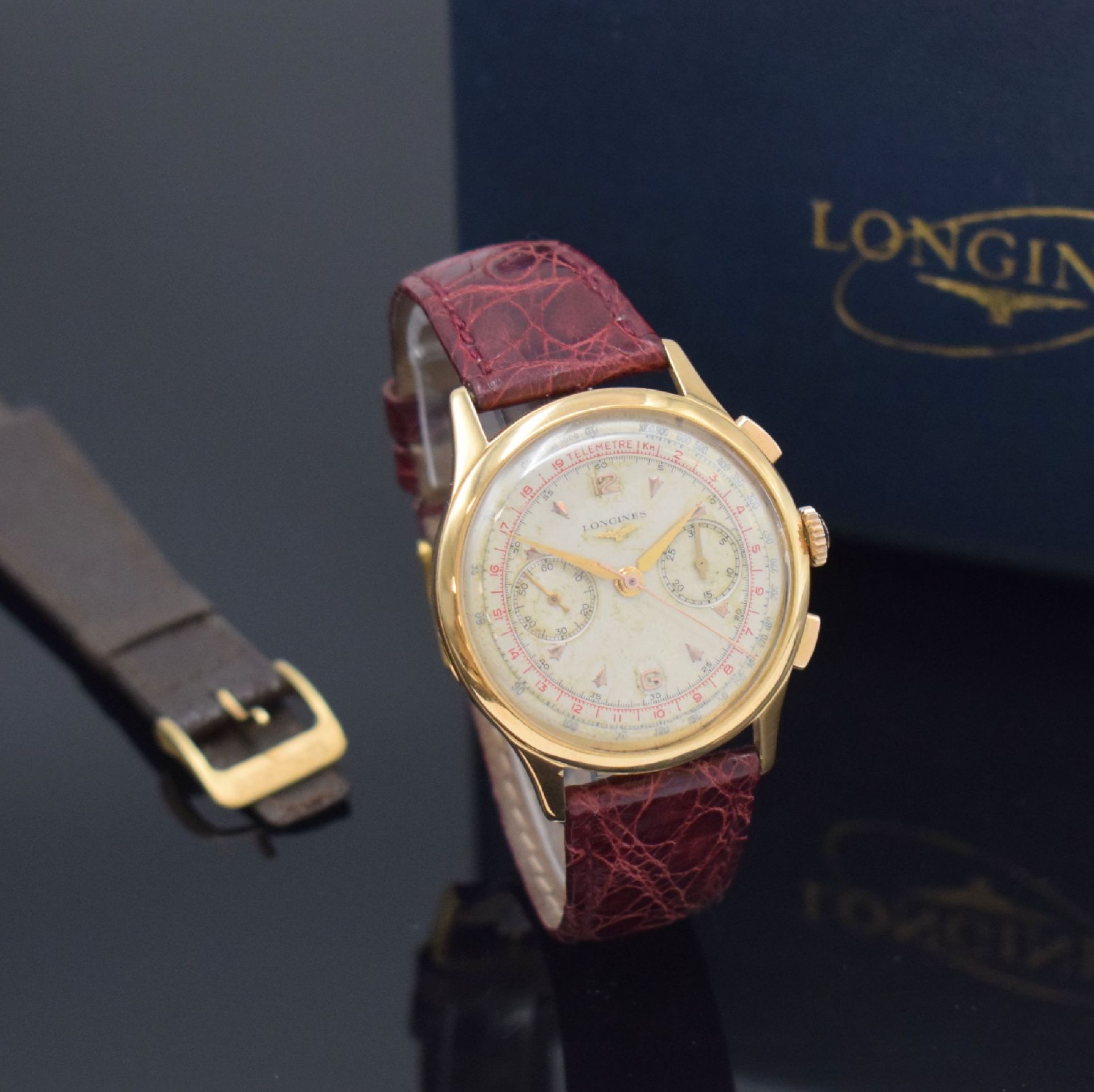 LONGINES 30CH großer Flyback- Schaltradchronograph in - Bild 4 aus 11