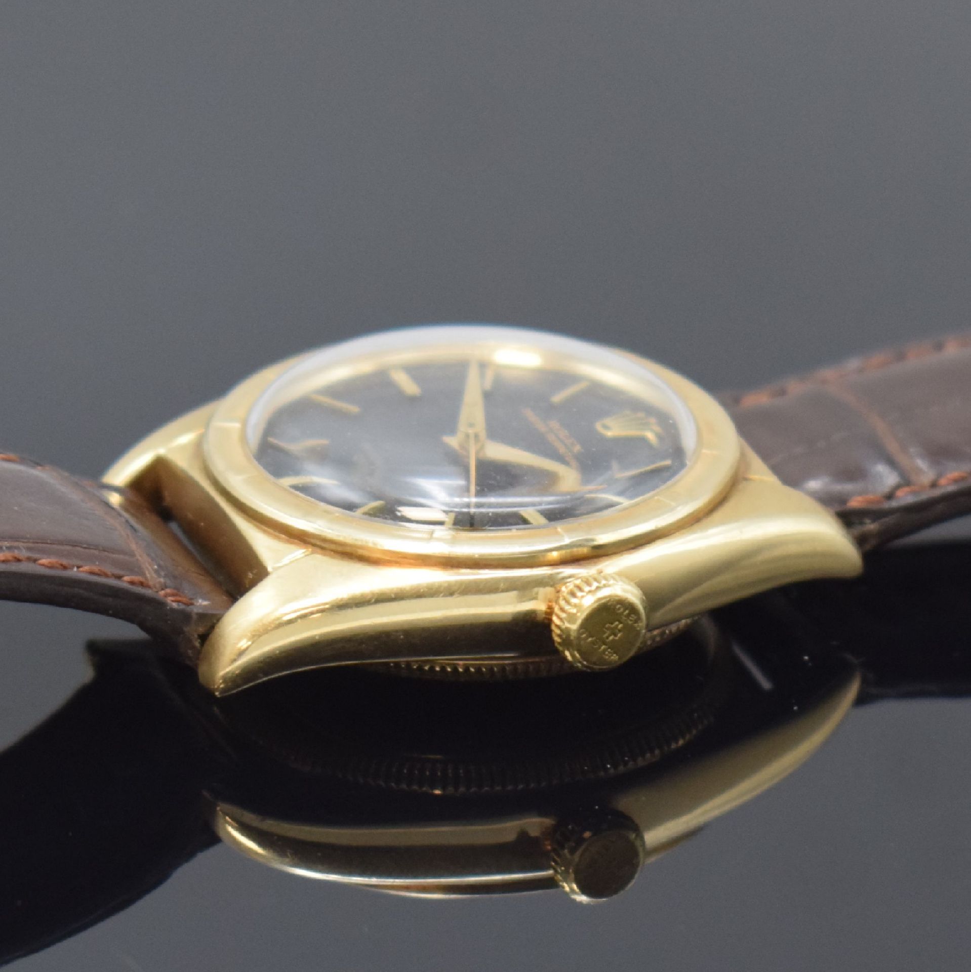 ROLEX Oyster Perpetual Bubble Back Chronometer-Armbanduhr - Bild 5 aus 9
