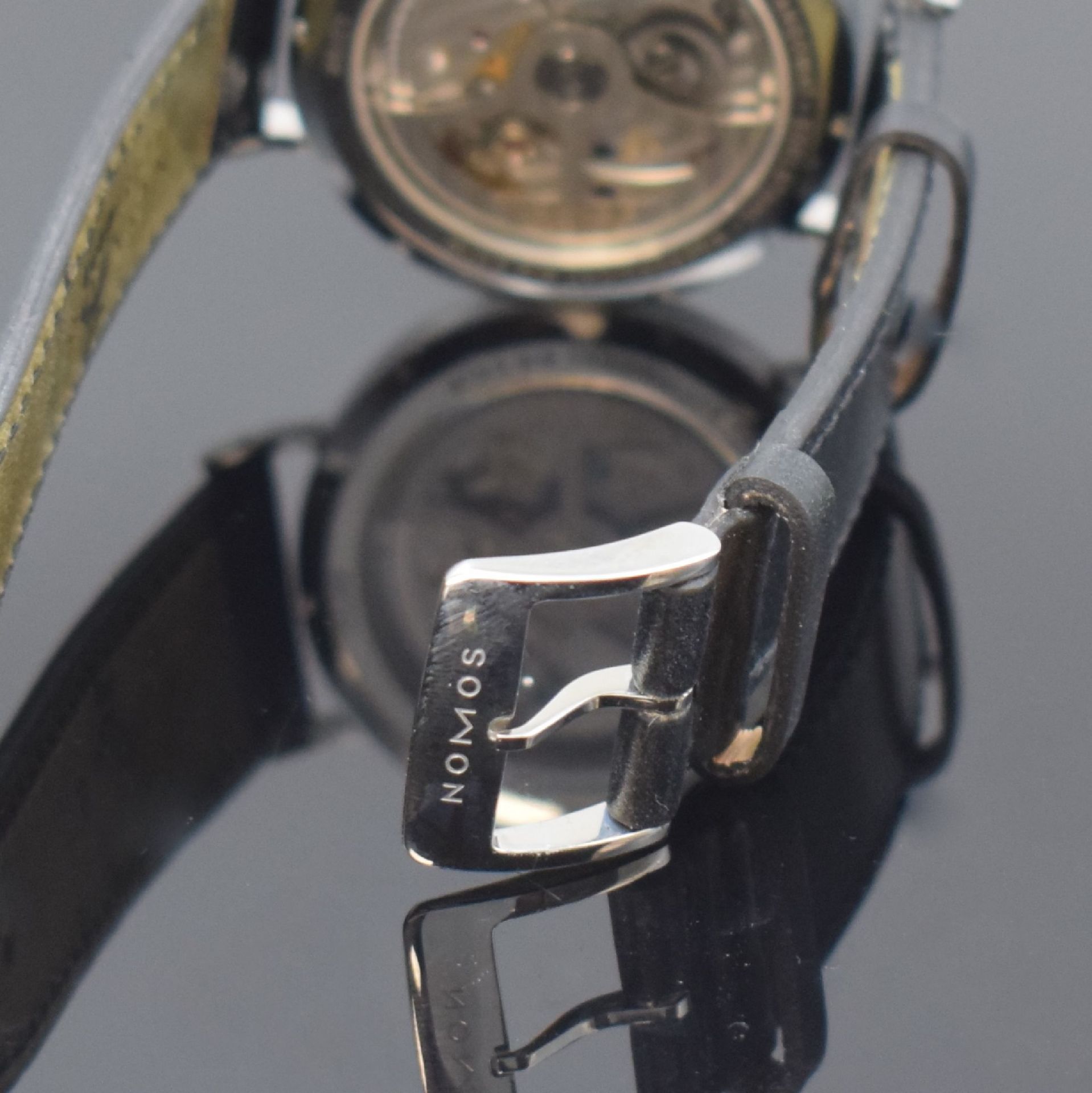 NOMOS Glashütte Herrenarmbanduhr Tangomat in Stahl, - Image 3 of 7