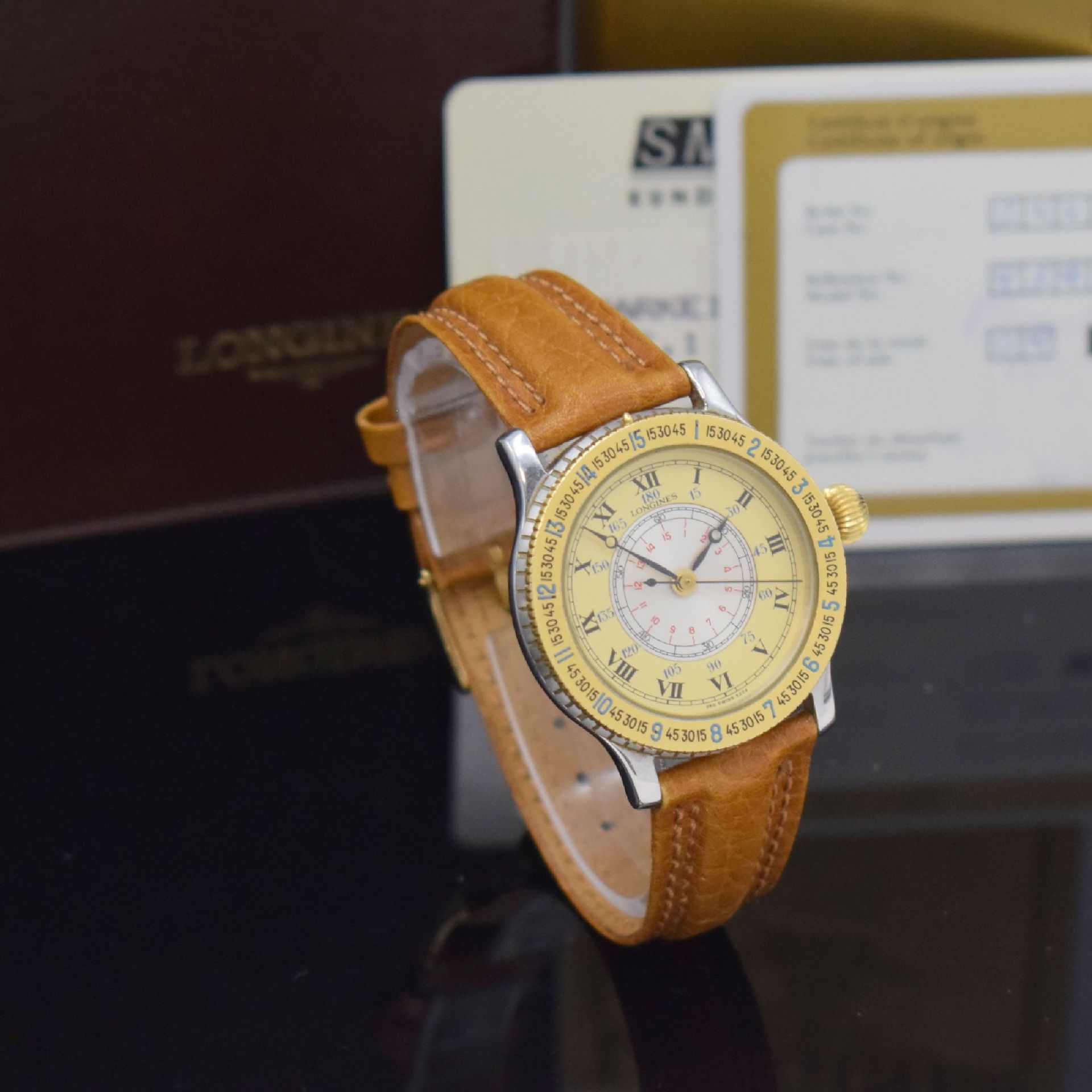 LONGINES seltene Armbanduhr 'Hour Angle Watch' Referenz - Image 3 of 5