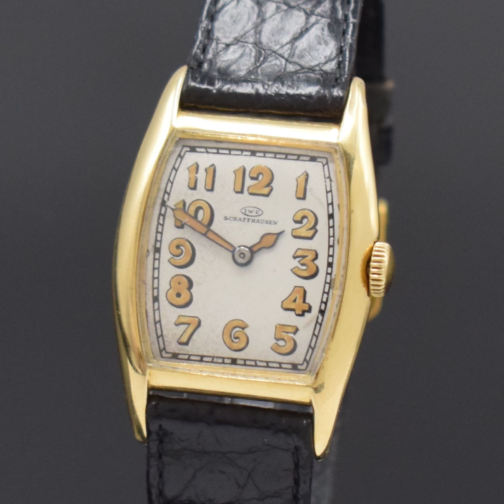 IWC Armbanduhr in GG 750/000, Schweiz/USA um 1926, - Image 2 of 6