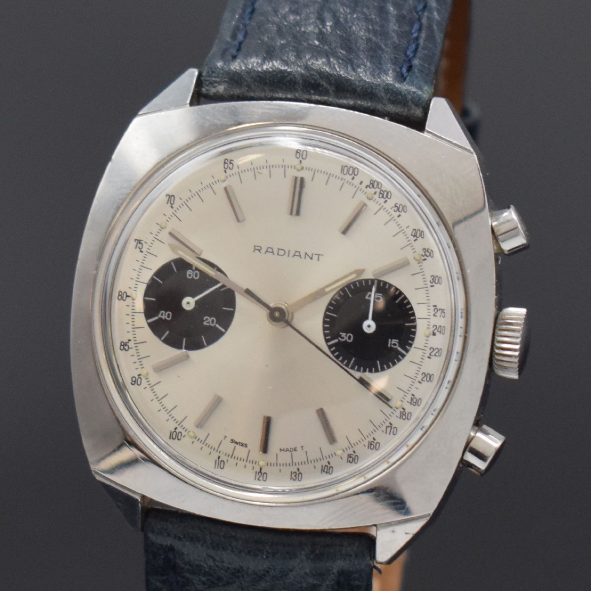 RADIANT Armbandchronograph,  Handaufzug, Schweiz um 1970, - Bild 2 aus 5