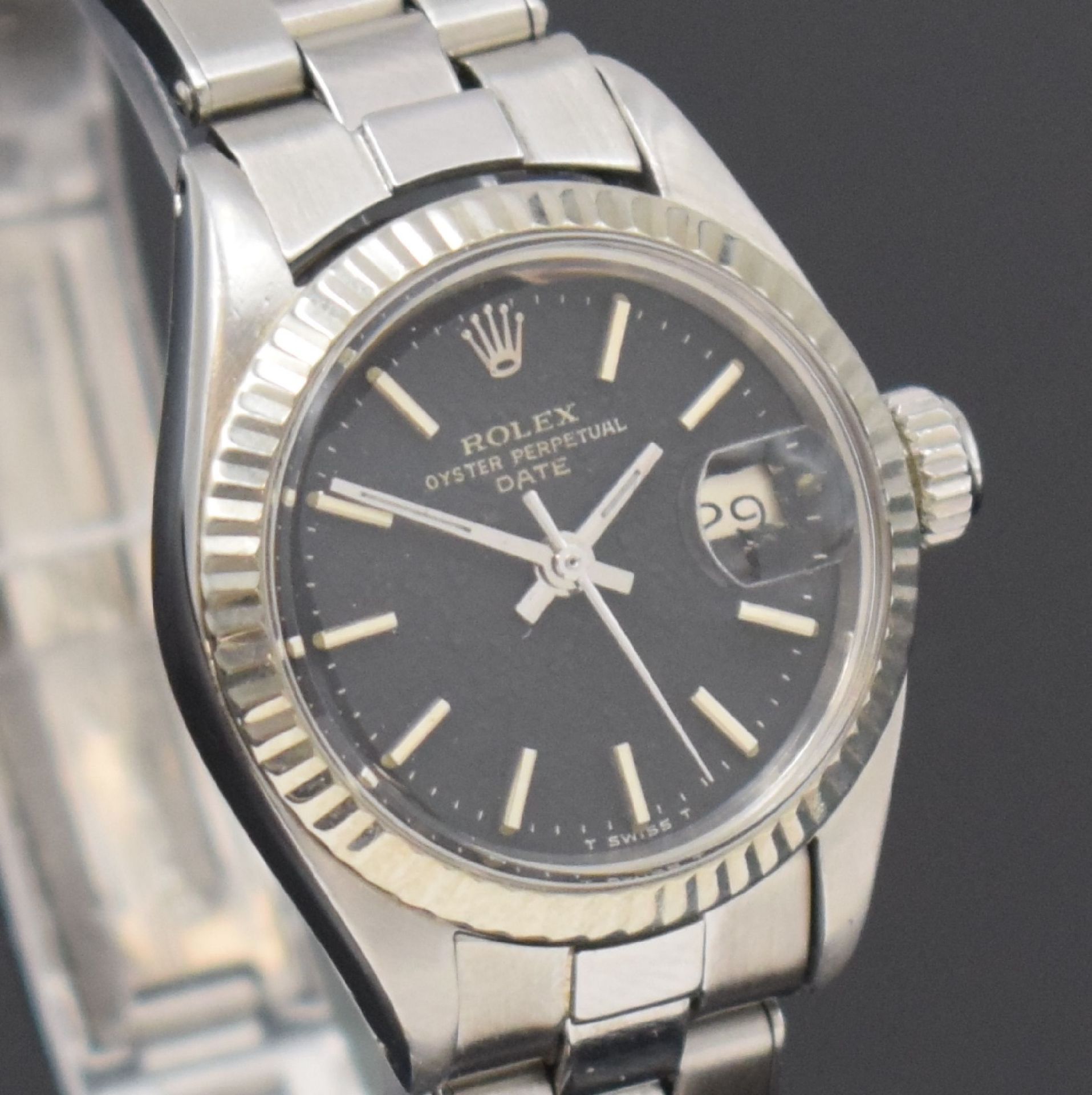 ROLEX Damenarmbanduhr Oyster Perpetual Date Referenz 6917 - Bild 4 aus 4