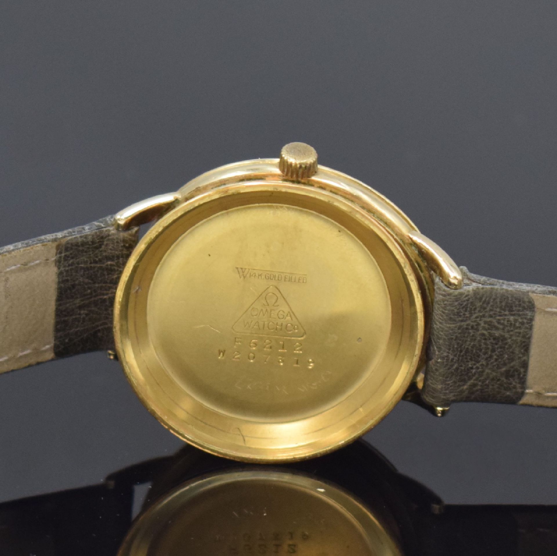 OMEGA Herrenarmbanduhr mit Hammerautomatik, Schweiz um - Image 6 of 6