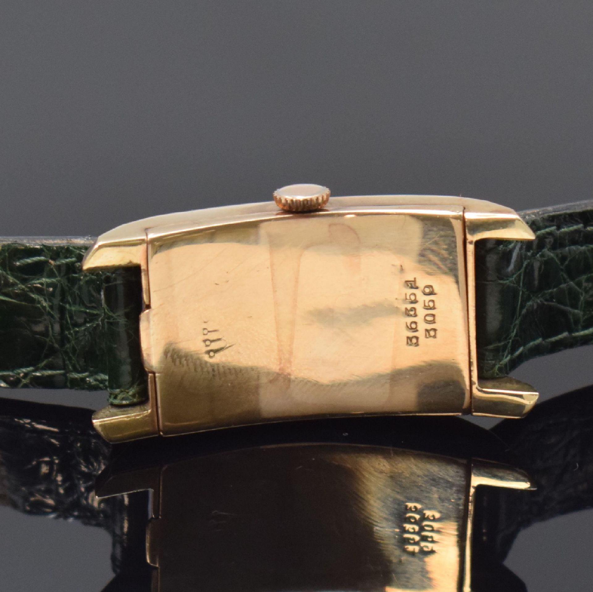 ROLEX rechteckige Armbanduhr Referenz 3059 in RG 9k, - Image 4 of 6