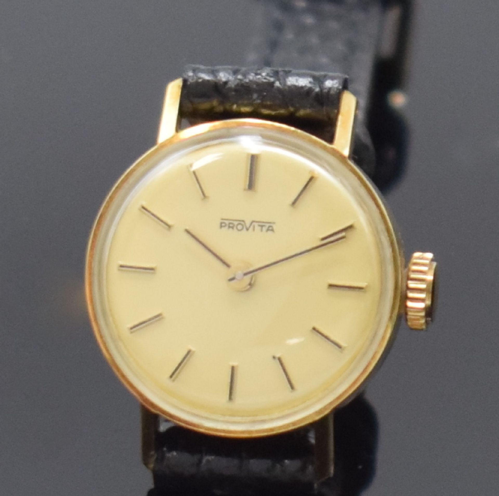 TISSOT und PROVITA 2 Armbanduhren in GG 585/000,  Schweiz - Bild 3 aus 9