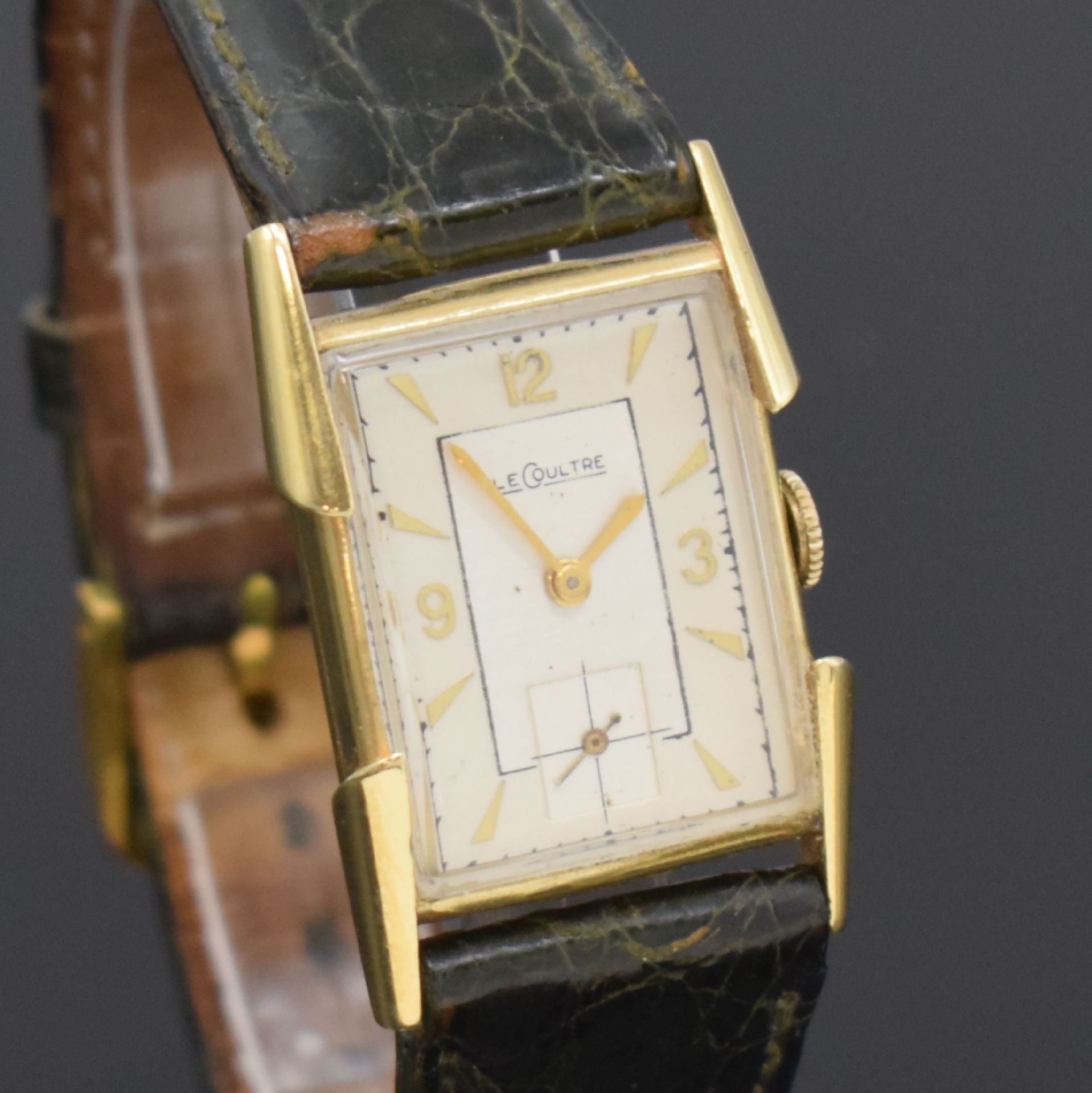 LeCoultre Armbanduhr in GG 585/000, Schweiz/USA Ende - Image 4 of 8