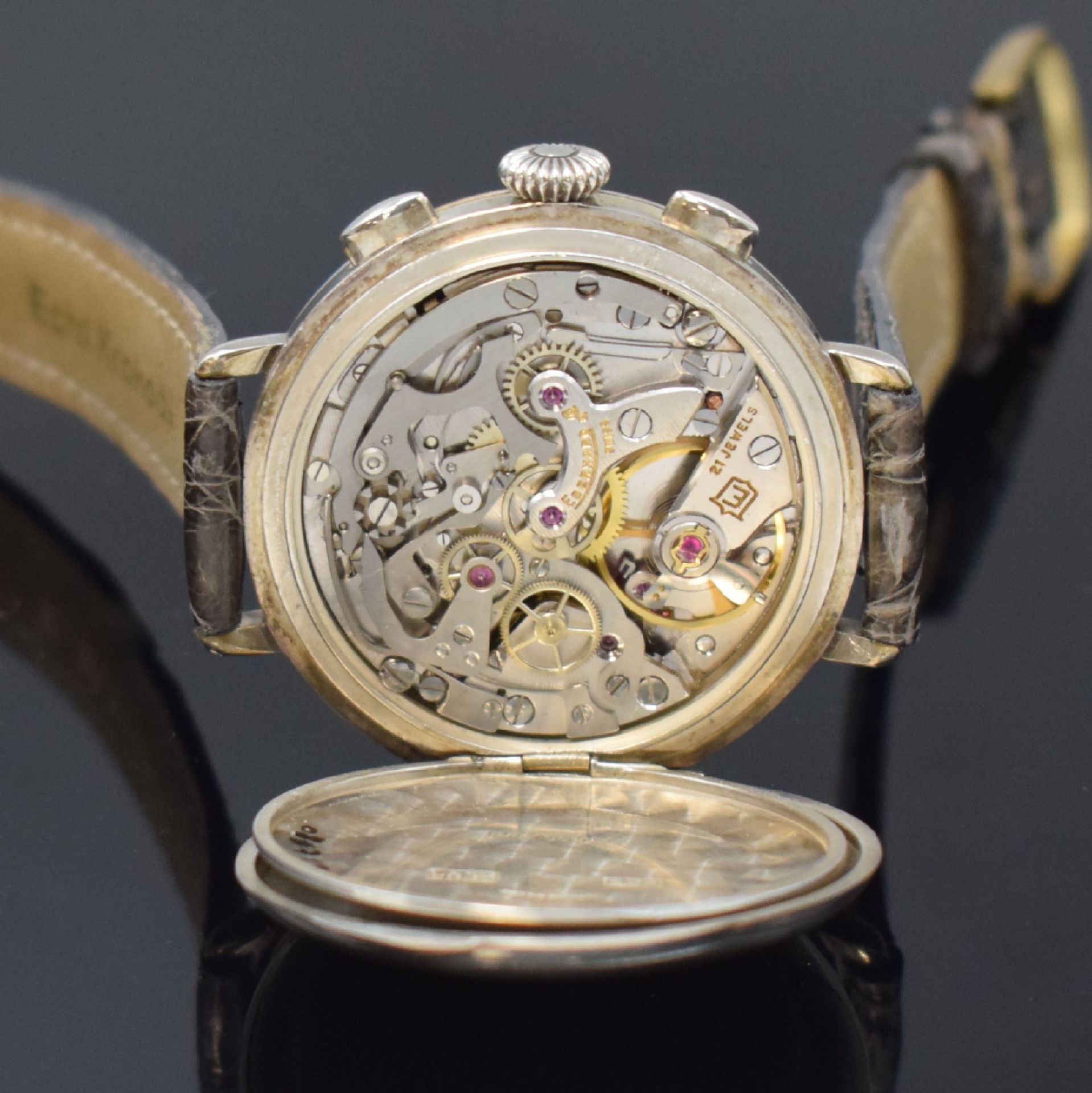 EBERHARD & Co. Schaltradchronograph zum 100. Jubiläum in - Image 8 of 8