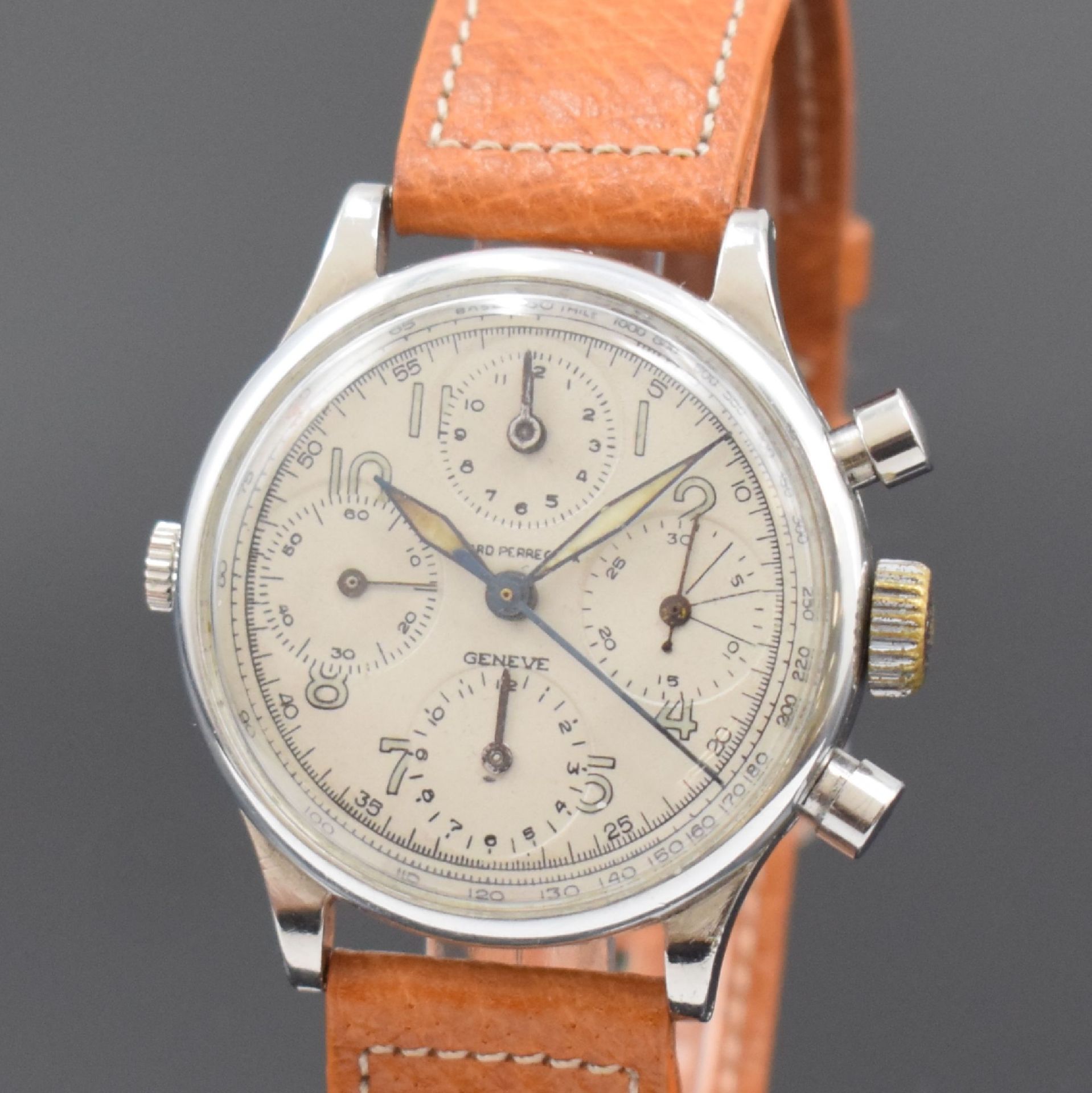 GIRARD PERREGAUX Herrenarmbanduhr mit Chronograph in - Bild 2 aus 6