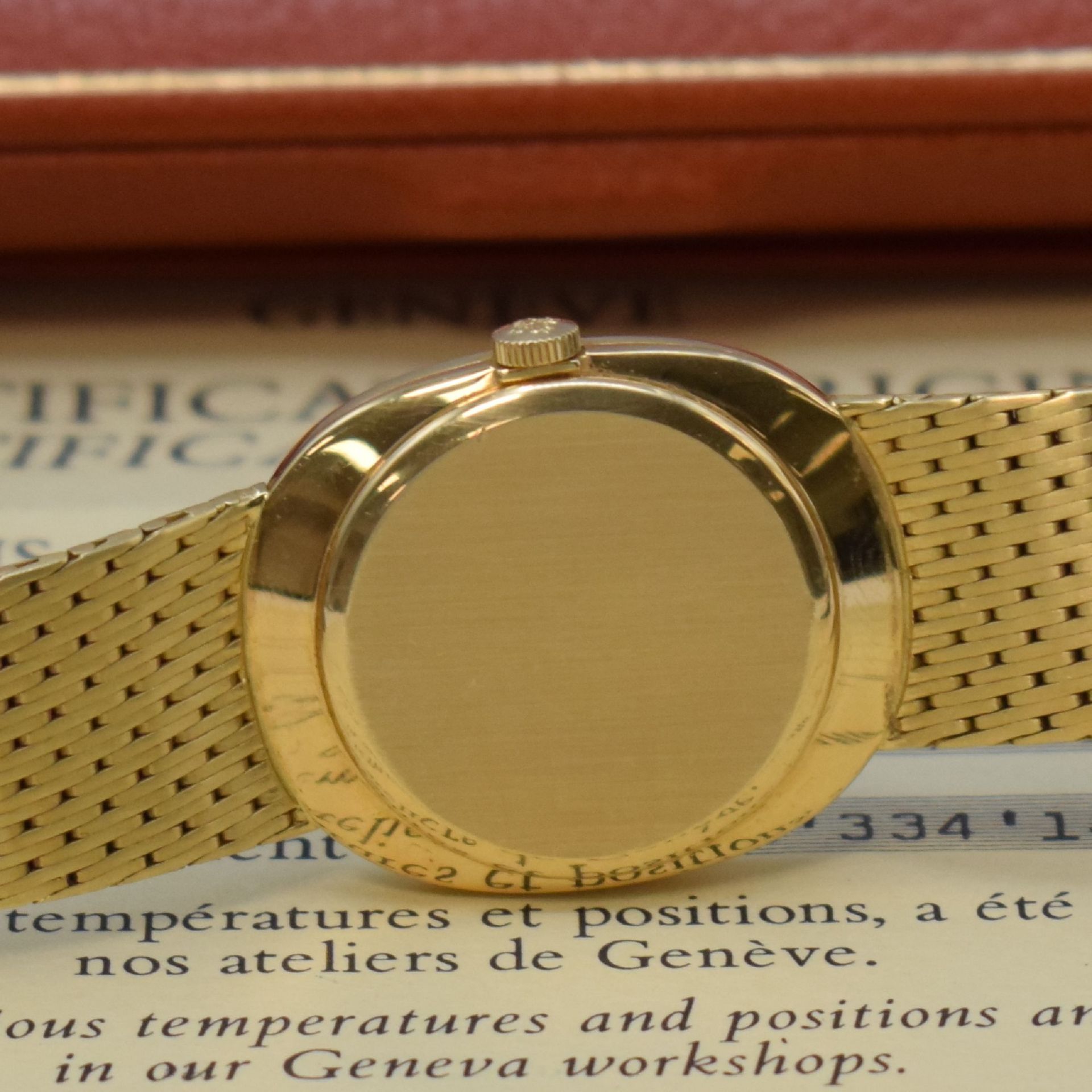 PATEK PHILIPPE Herrenarmbanduhr Modellserie Ellipse d´Or - Image 6 of 8