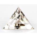 Bergkristall, Dreieck, feinste Qualität undReinheit,