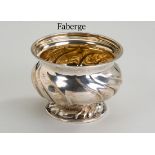 FABERGE Anbietschale, 84er Silber, RusslandMoskau,