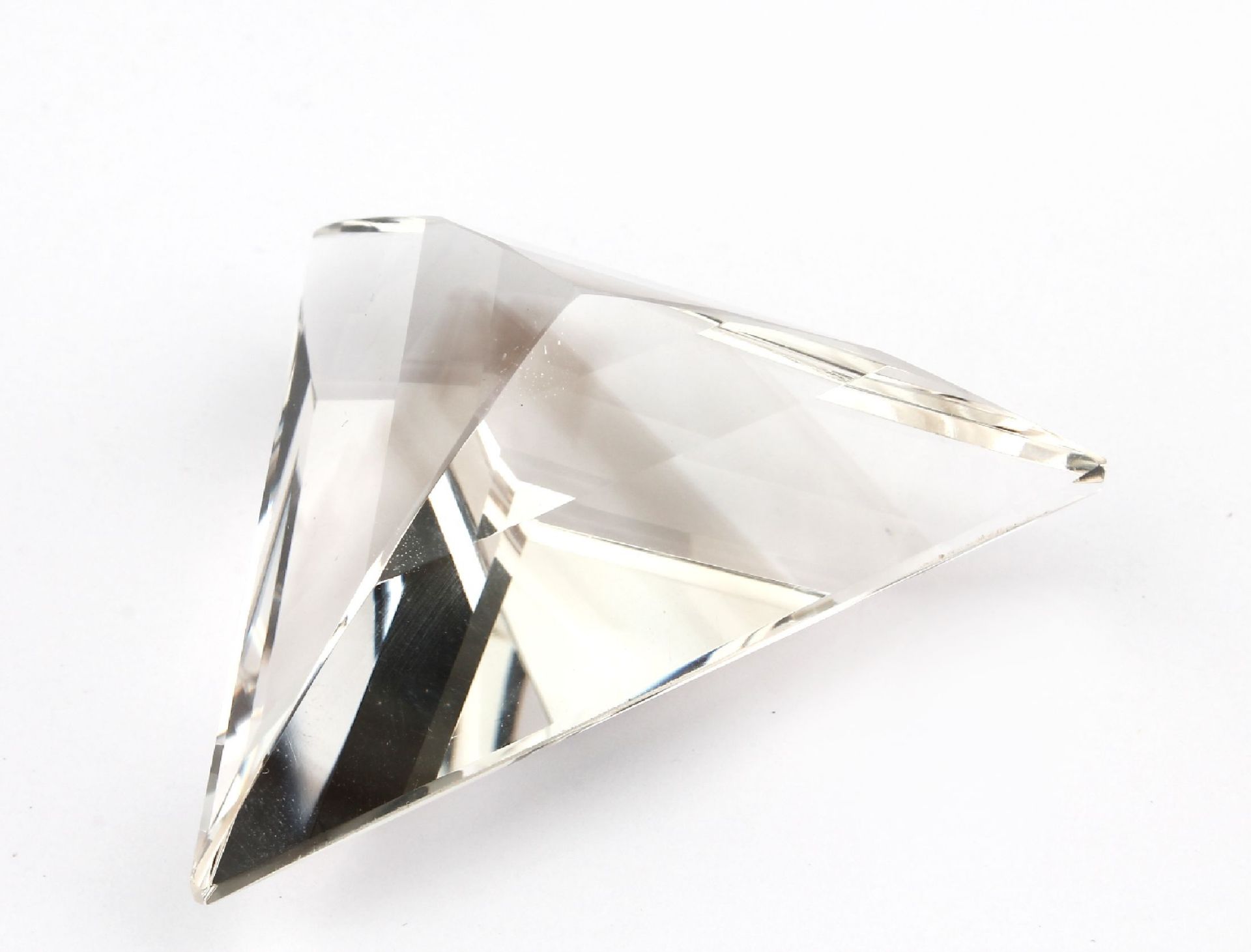 Bergkristall, Dreieck, feinste Qualität undReinheit, - Bild 2 aus 2