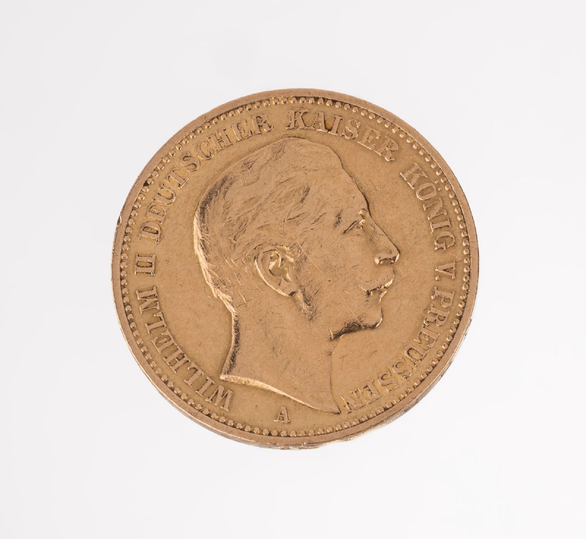 Goldmünze 20 Mark, Deutsches Reich 1893, Wilhelm II