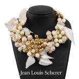 Ausgefallenes Modeschmuckcollier JEAN LOUIS SCHERER,