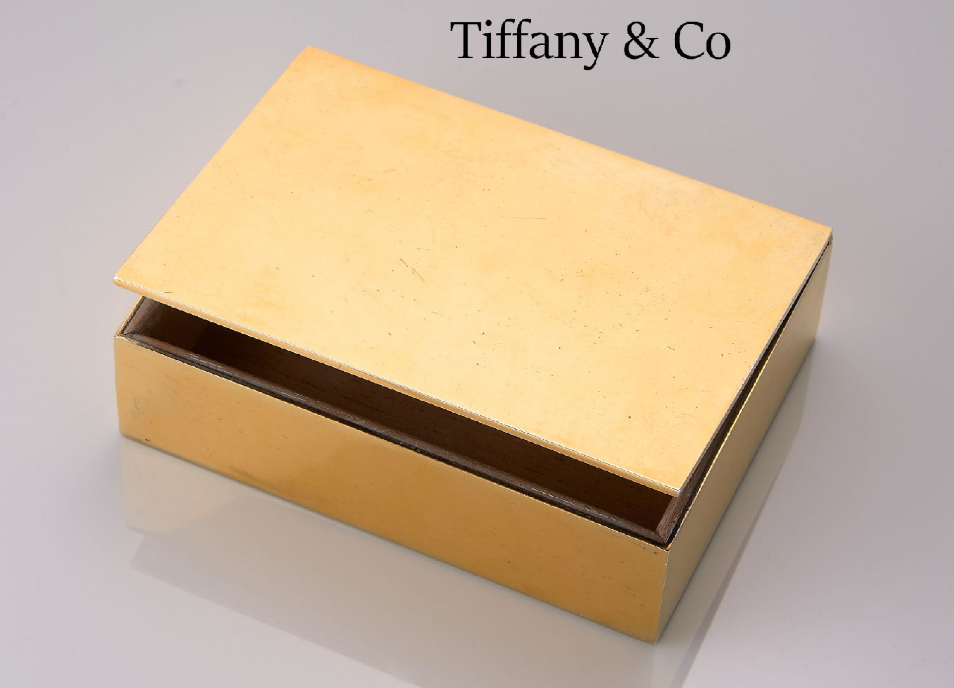 TIFFANY&Co. Deckeldose, Sterlingsilber verg., innen