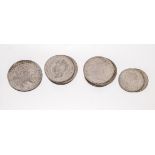 Konvolut 11 Silbermünzen, Deutsches Reich, 1 x 5 Mark: