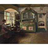 Otto Kubel, 1868 Dresden-1951 München, Interieur, Junge