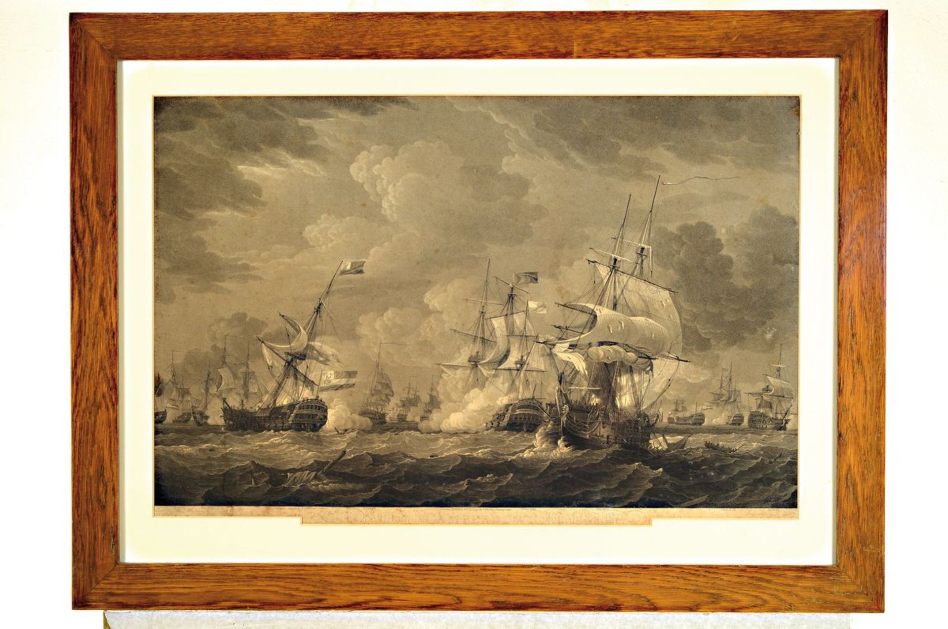 Zwei Kupferstiche, Schiffsbilder, Ende 18.Jh , 'The - Image 3 of 4