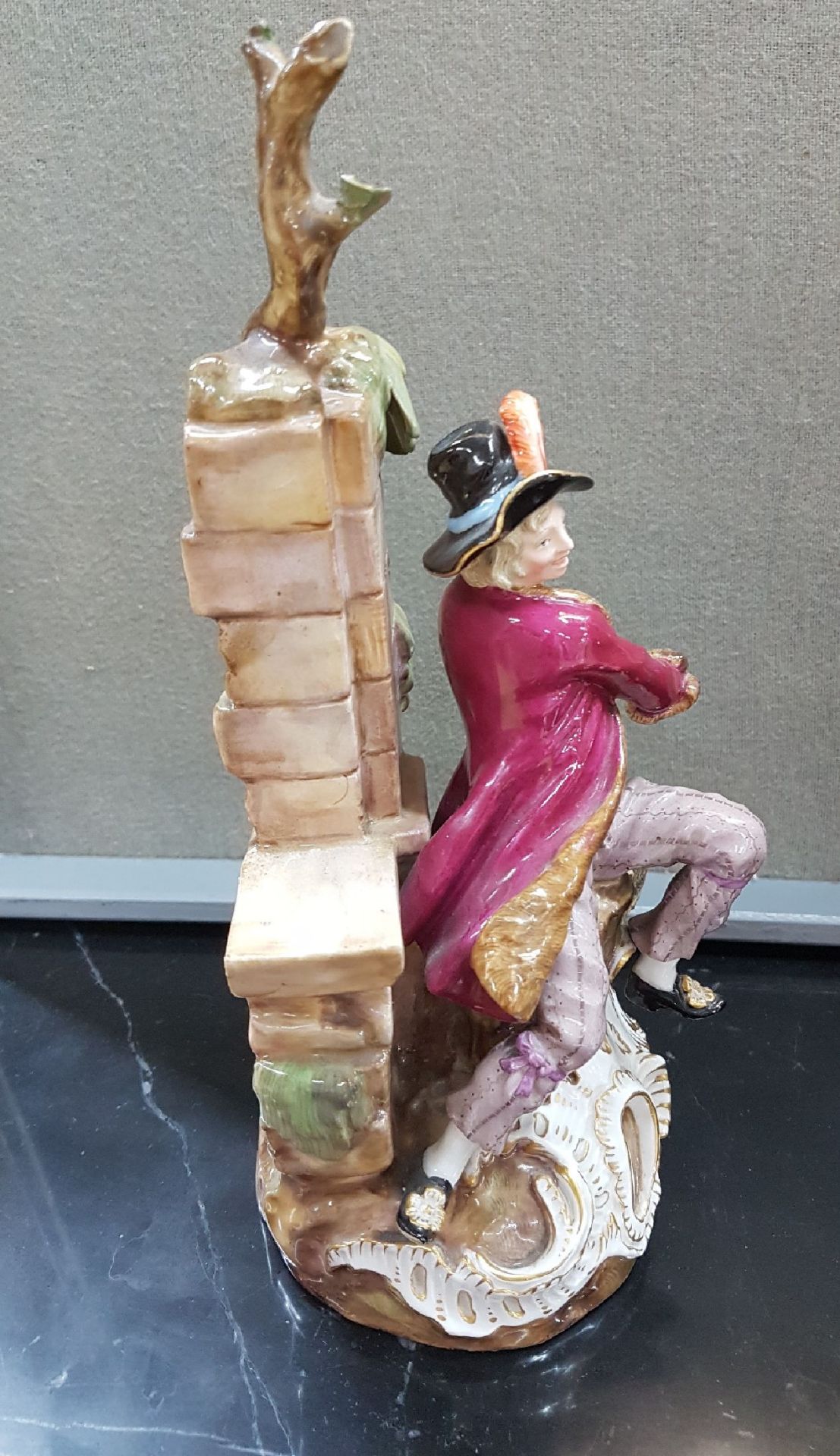 Porzellangruppe, Meissen, um 1860,  2. Wahl, Rattenfänger, - Bild 6 aus 8