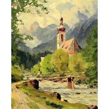 Hanns Maurus, 1901-1942, Ansicht aus Rottach-Egern,