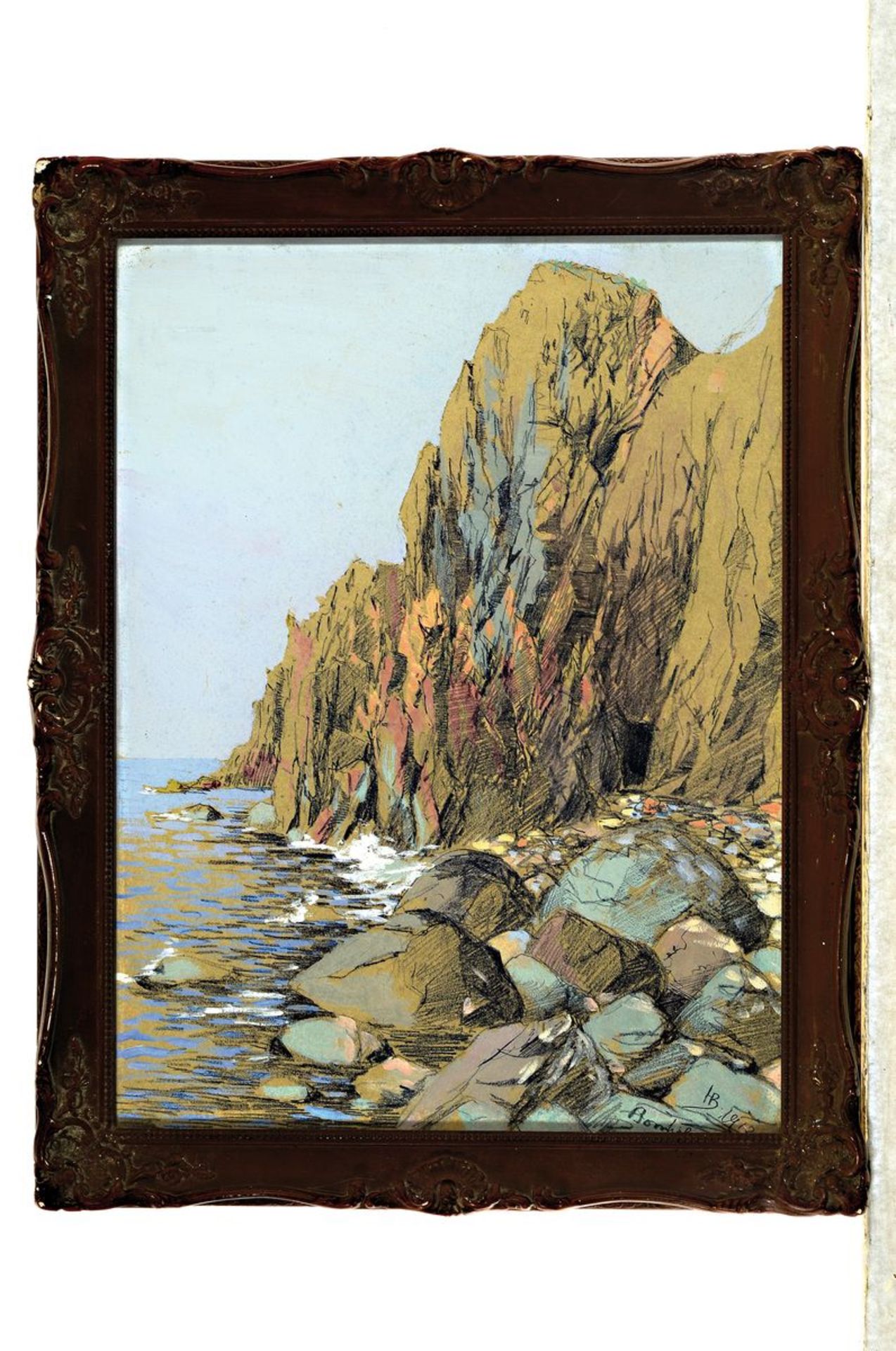 Johannes Herman Brandt, 1850-1926,  Ansicht aus Bornholm, - Bild 2 aus 2