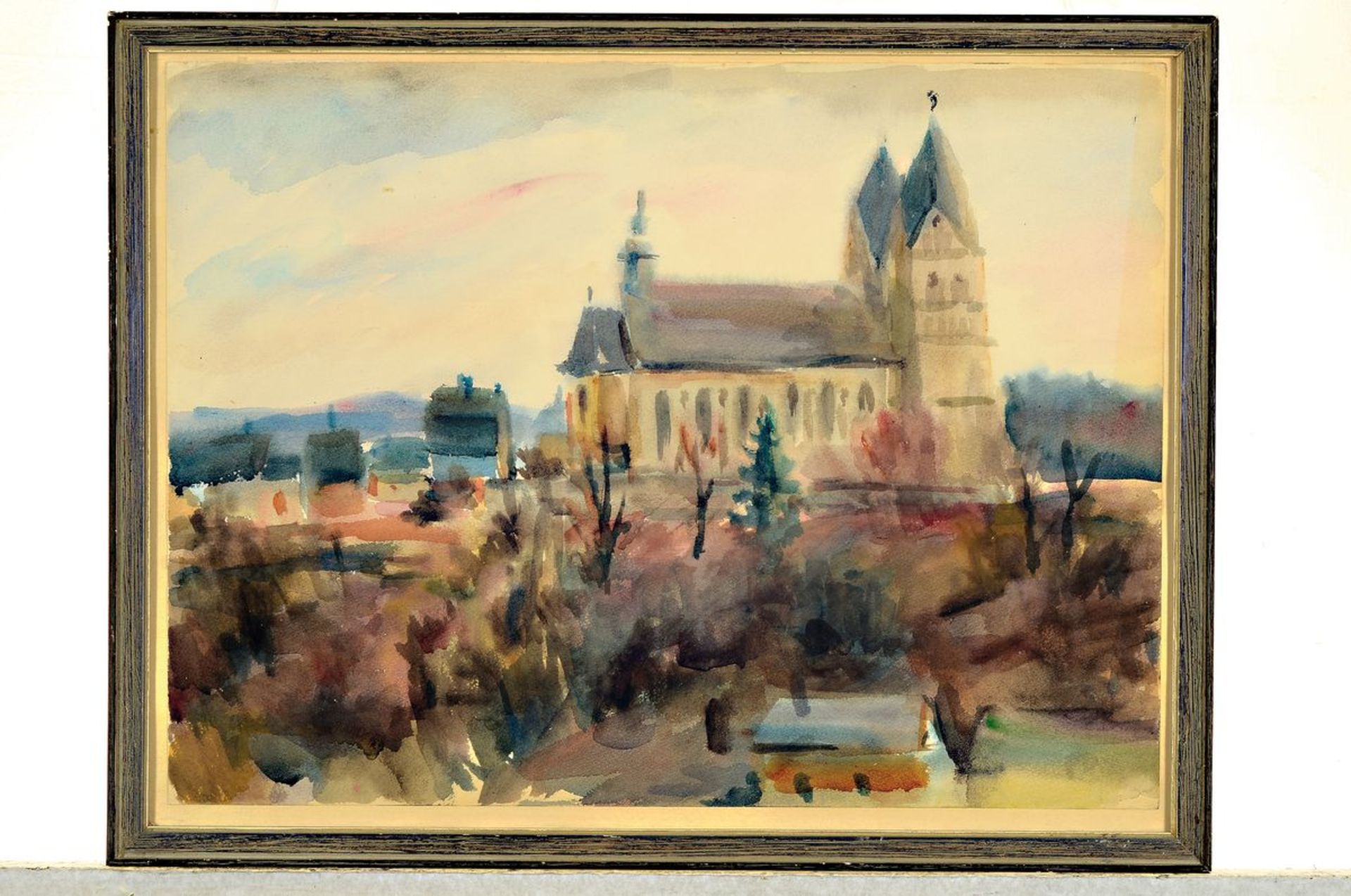 Paul Drossé, 1904 Koblenz-1966 Tübingen, Blick auf - Image 2 of 2